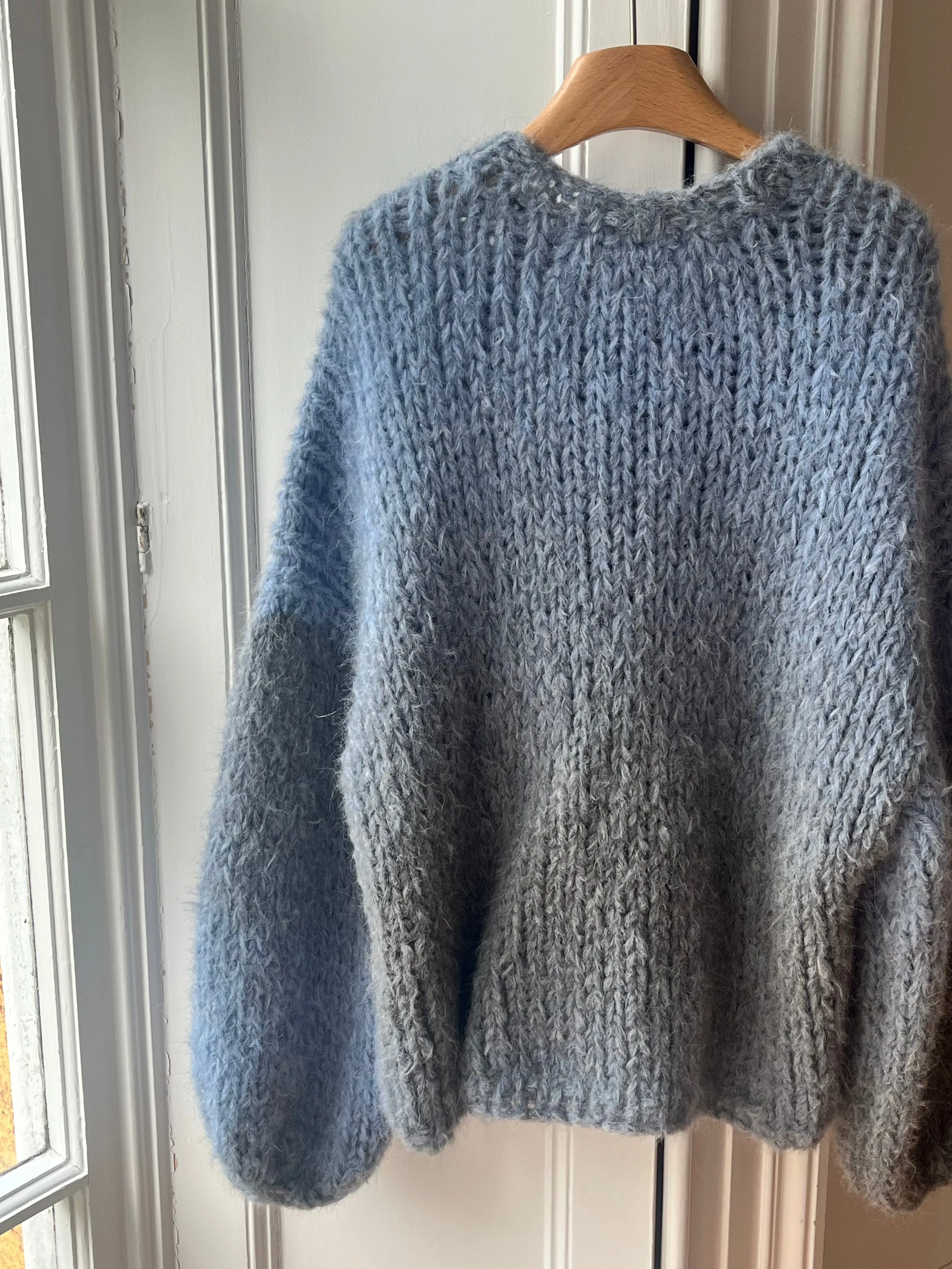 Blue Daisy Fluffy Knit Sweater M/L (Sample) sold by Hope Macaulay product image thumbnail 3
