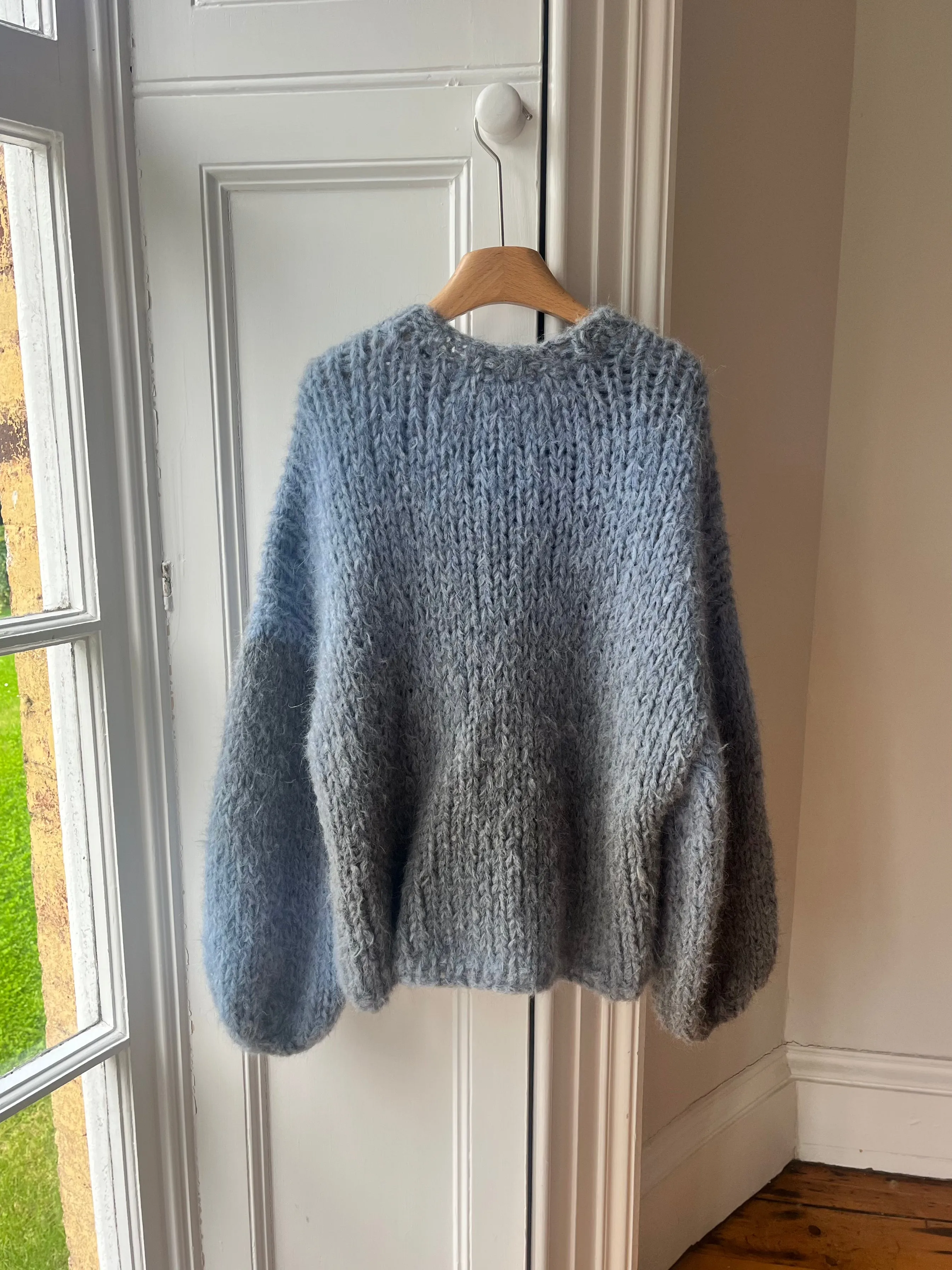 Blue Daisy Fluffy Knit Sweater M/L (Sample) sold by Hope Macaulay product image thumbnail 4