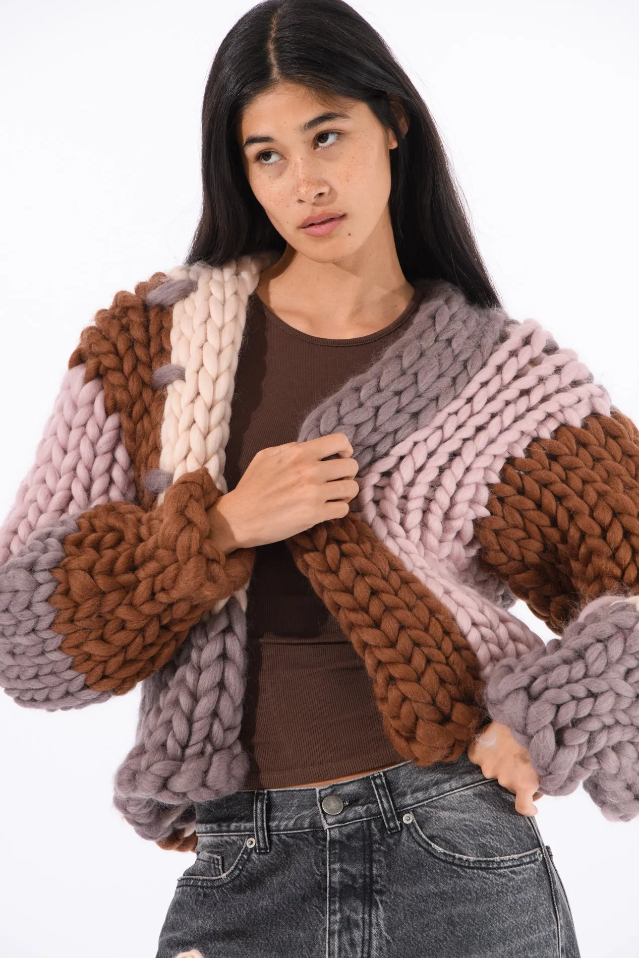 Hazel Colossal Knit Cardigan sold by Hope Macaulay product image thumbnail 4