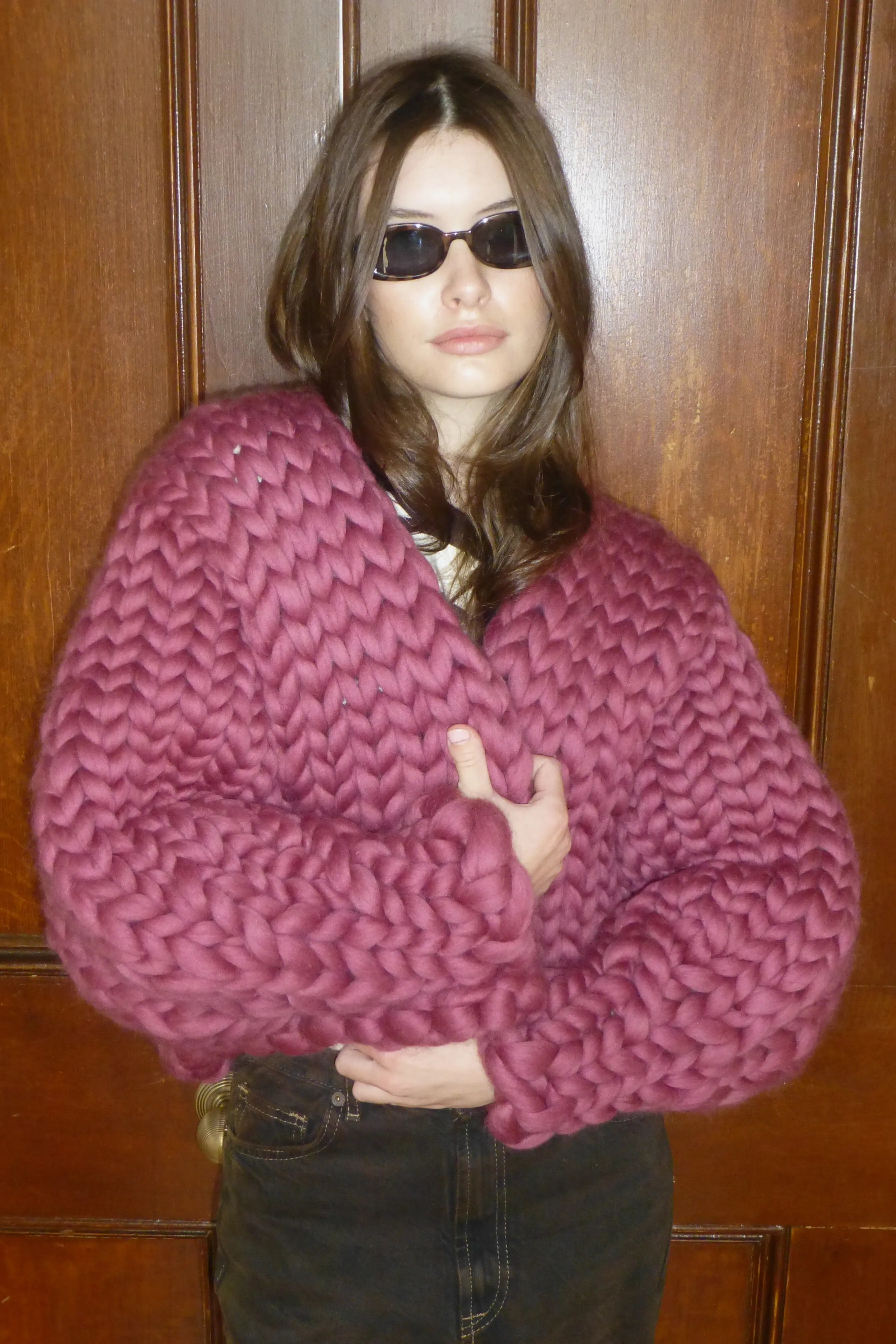 Mulberry Colossal Knit Cardigan sold by Hope Macaulay product image thumbnail 2