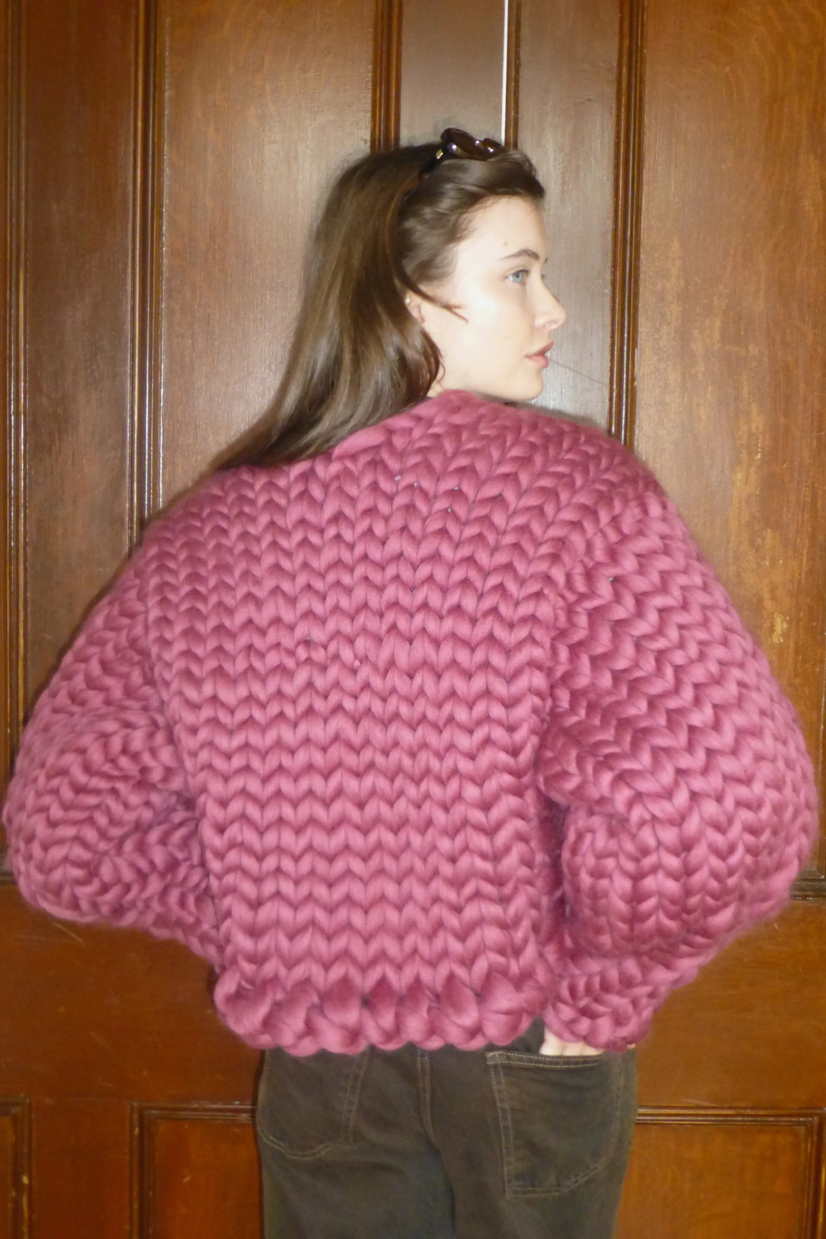 Mulberry Colossal Knit Cardigan sold by Hope Macaulay product image thumbnail 4