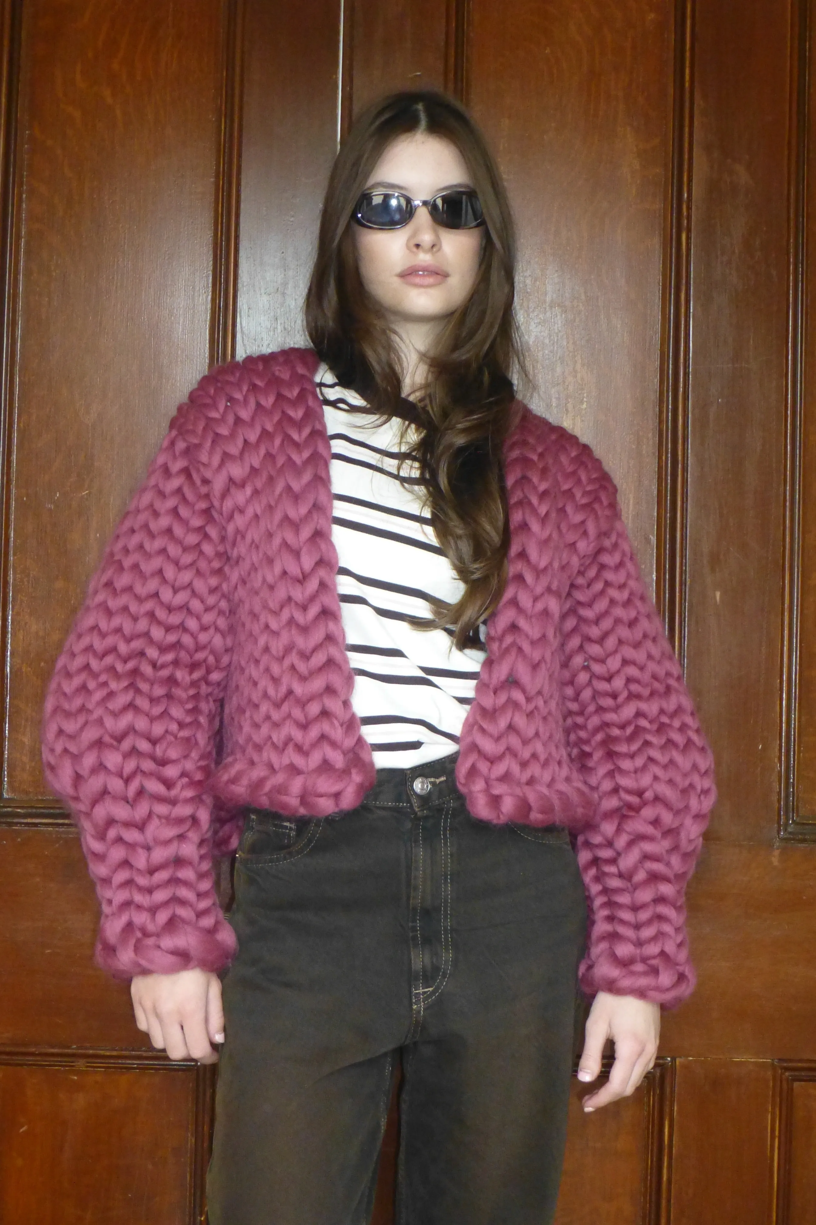 Mulberry Colossal Knit Cardigan sold by Hope Macaulay