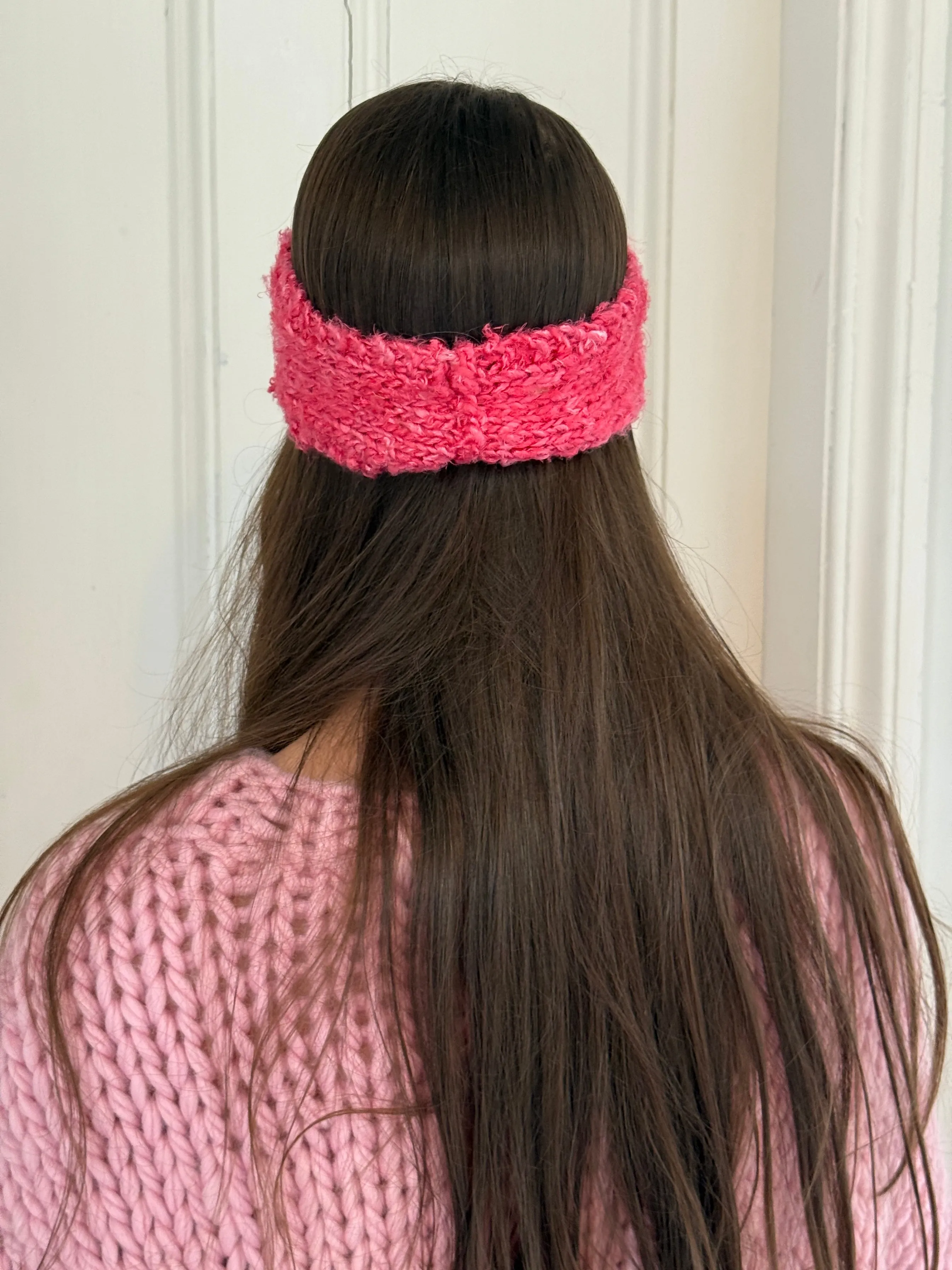 Hot Pink Banana Knit Headband (Sample) sold by Hope Macaulay product image thumbnail 2