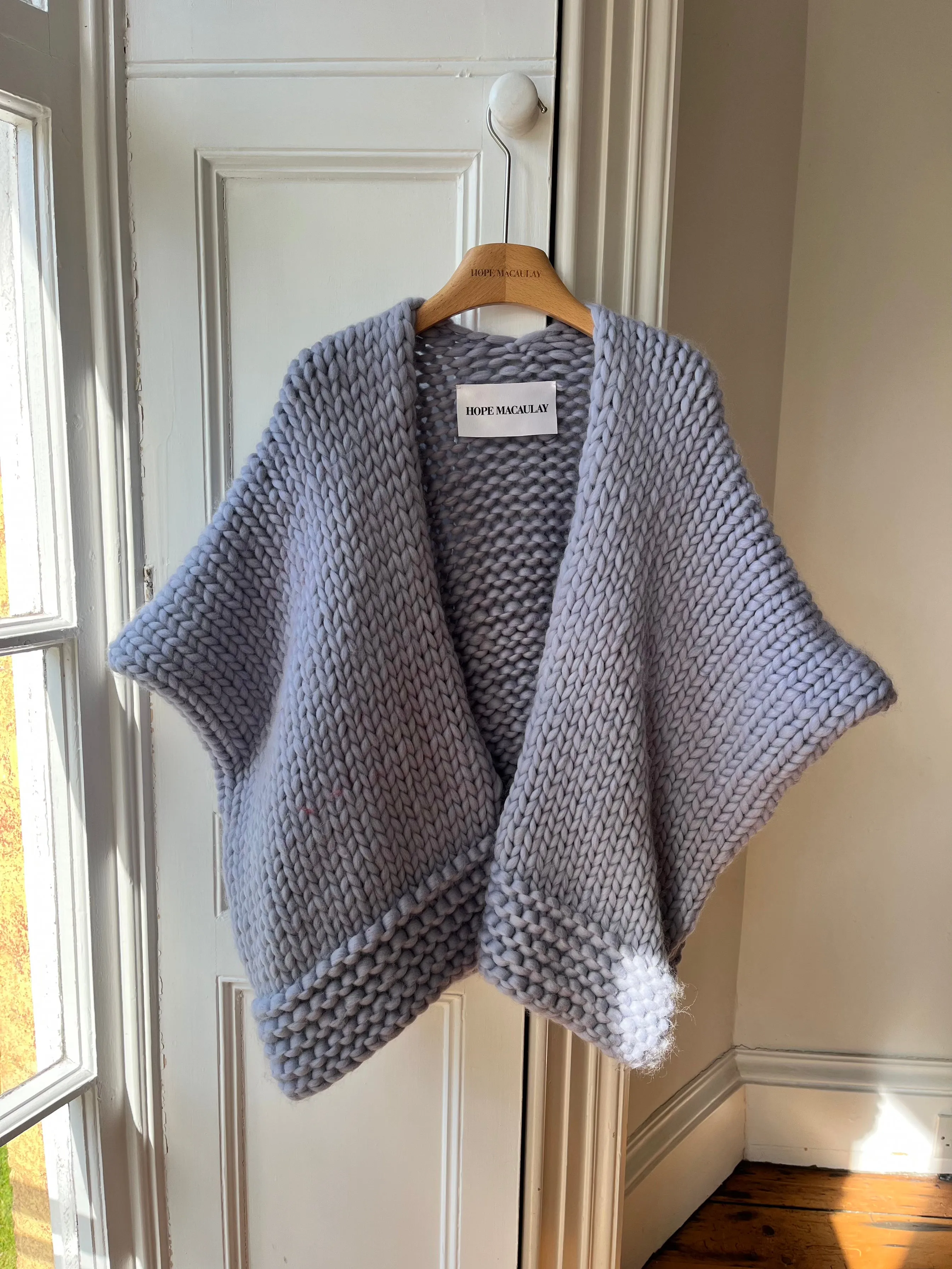 1of1 Powder Blue Chunky Knit Gilet L/XL (Sample) sold by Hope Macaulay