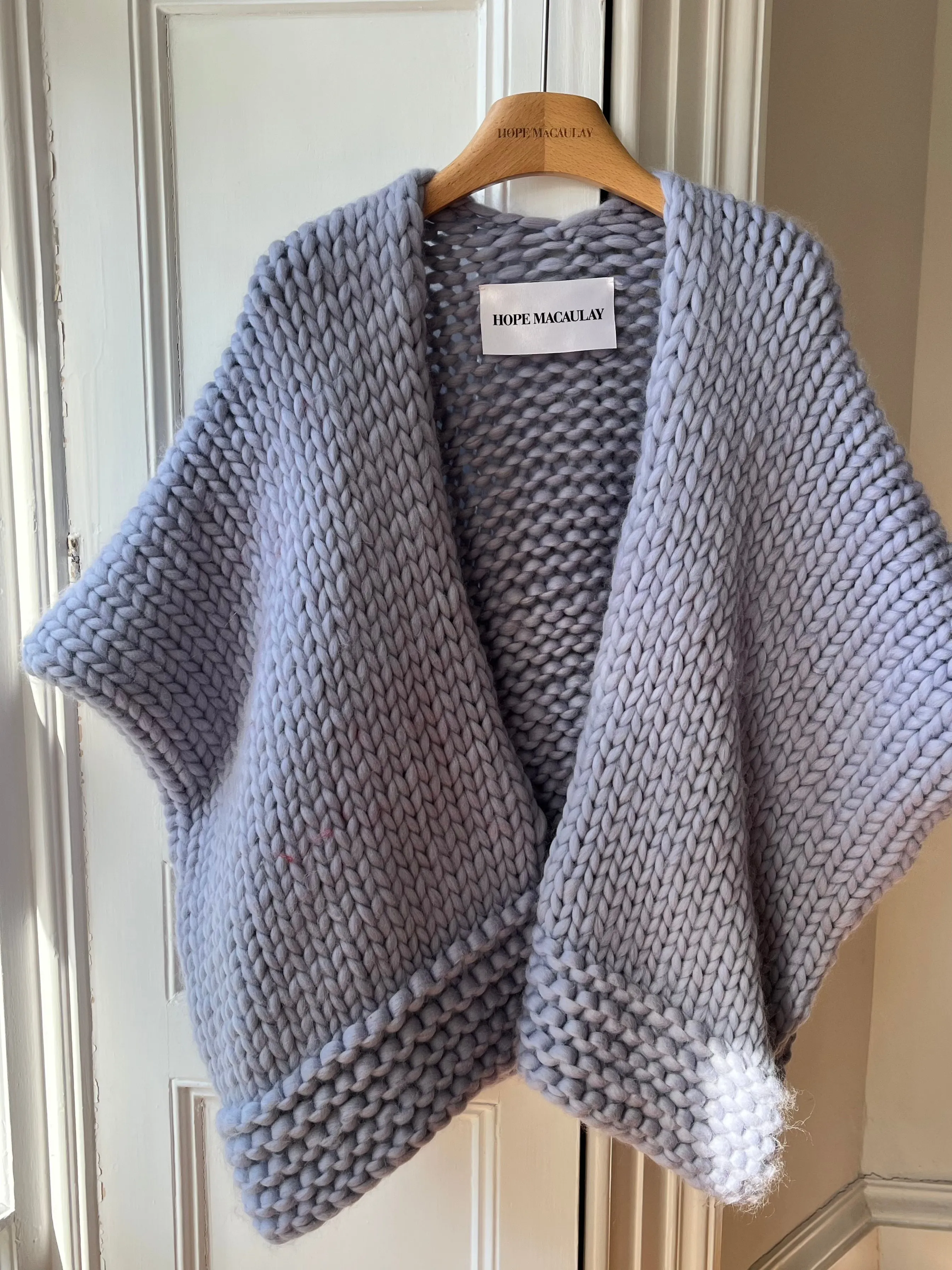 1of1 Powder Blue Chunky Knit Gilet L/XL (Sample) sold by Hope Macaulay product image thumbnail 2