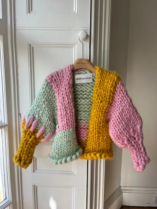 Bella Colossal Knit Cardigan (Wool Sample) sold by Hope Macaulay