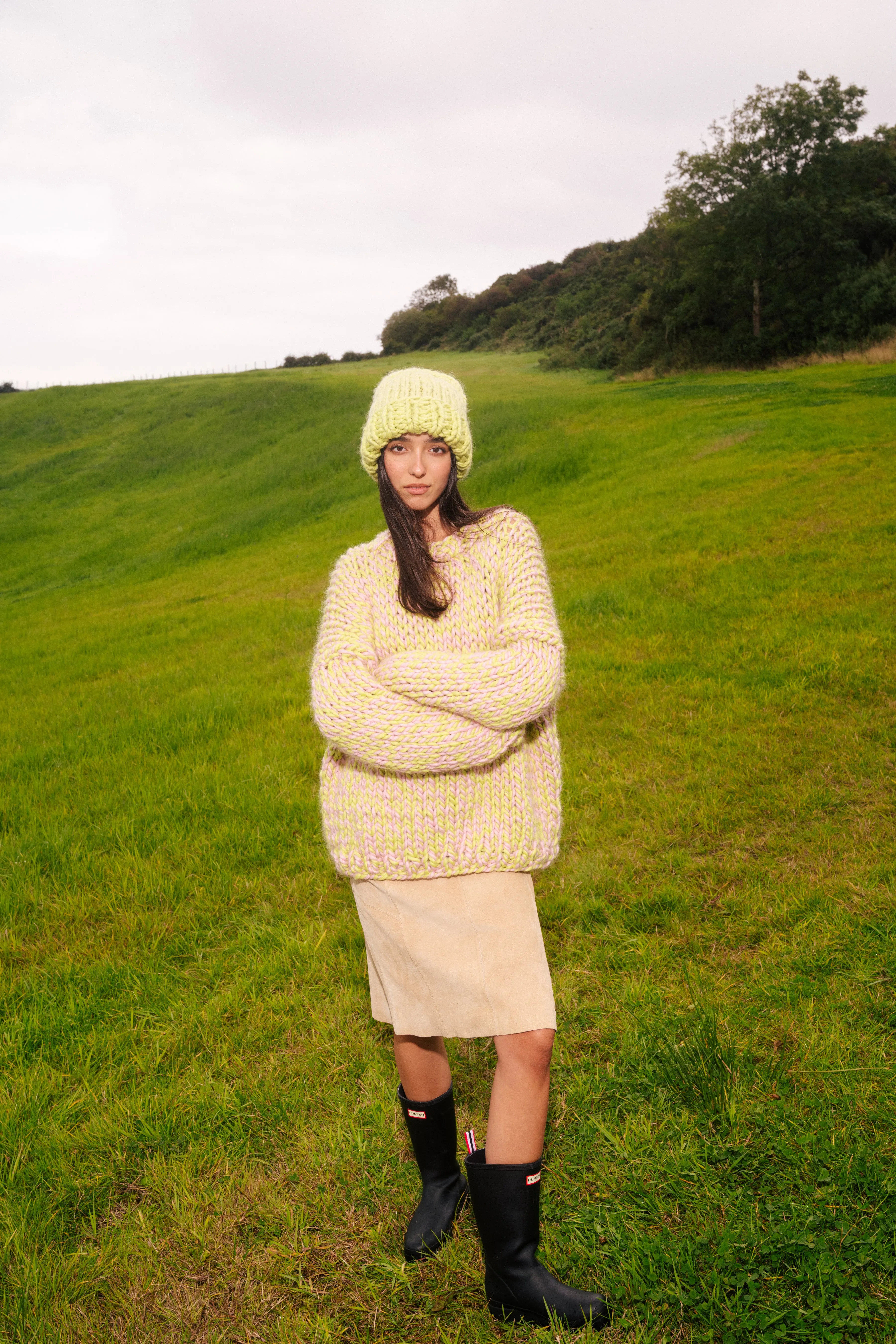 One-of-a-kind Irish Alpaca Chunky Knit Beanie Hat - Ériu sold by Hope Macaulay product image thumbnail 4