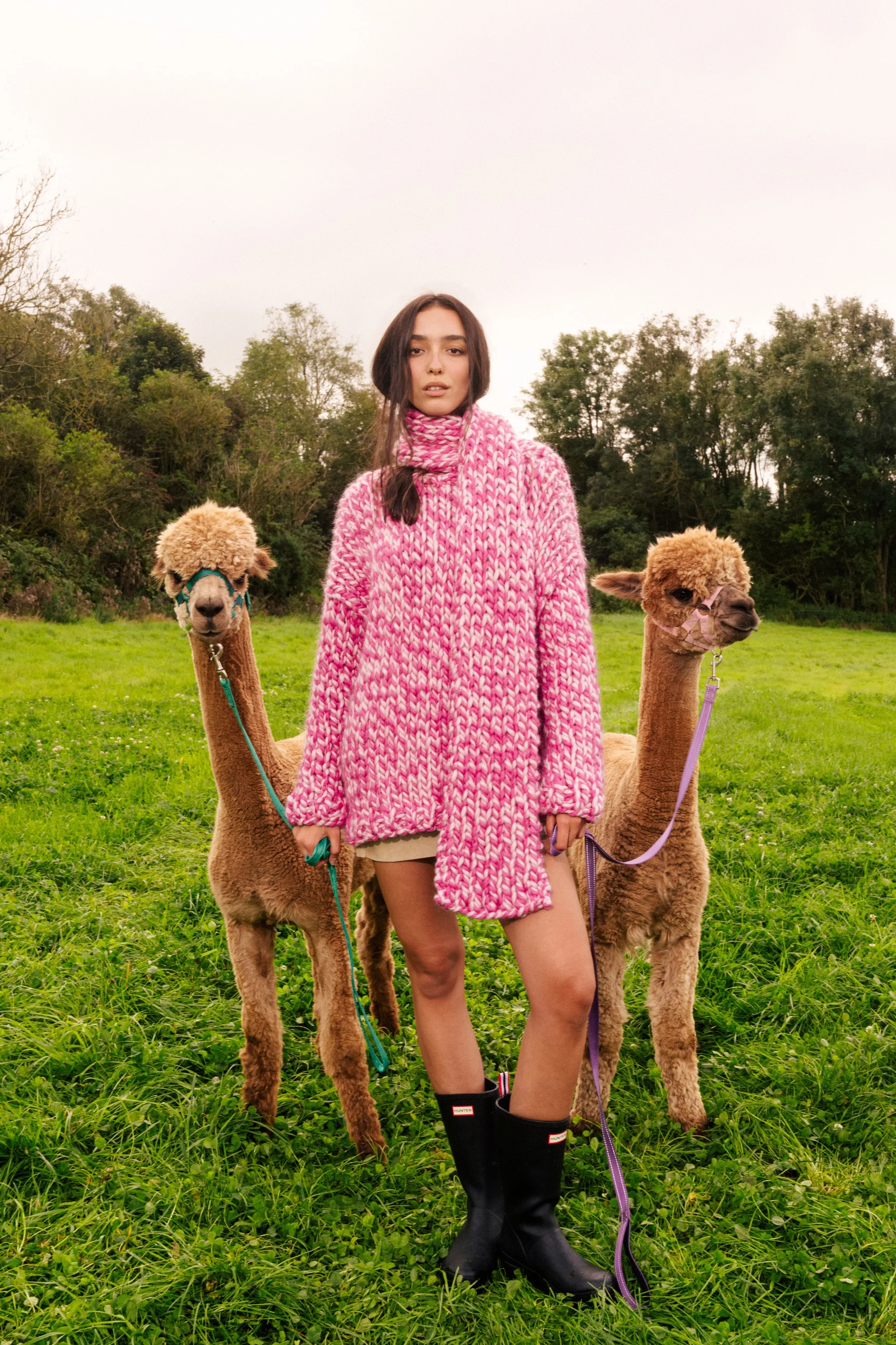 One-of-a-kind Irish Alpaca Chunky Knit Sweater - Mourne sold by Hope Macaulay product image thumbnail 2