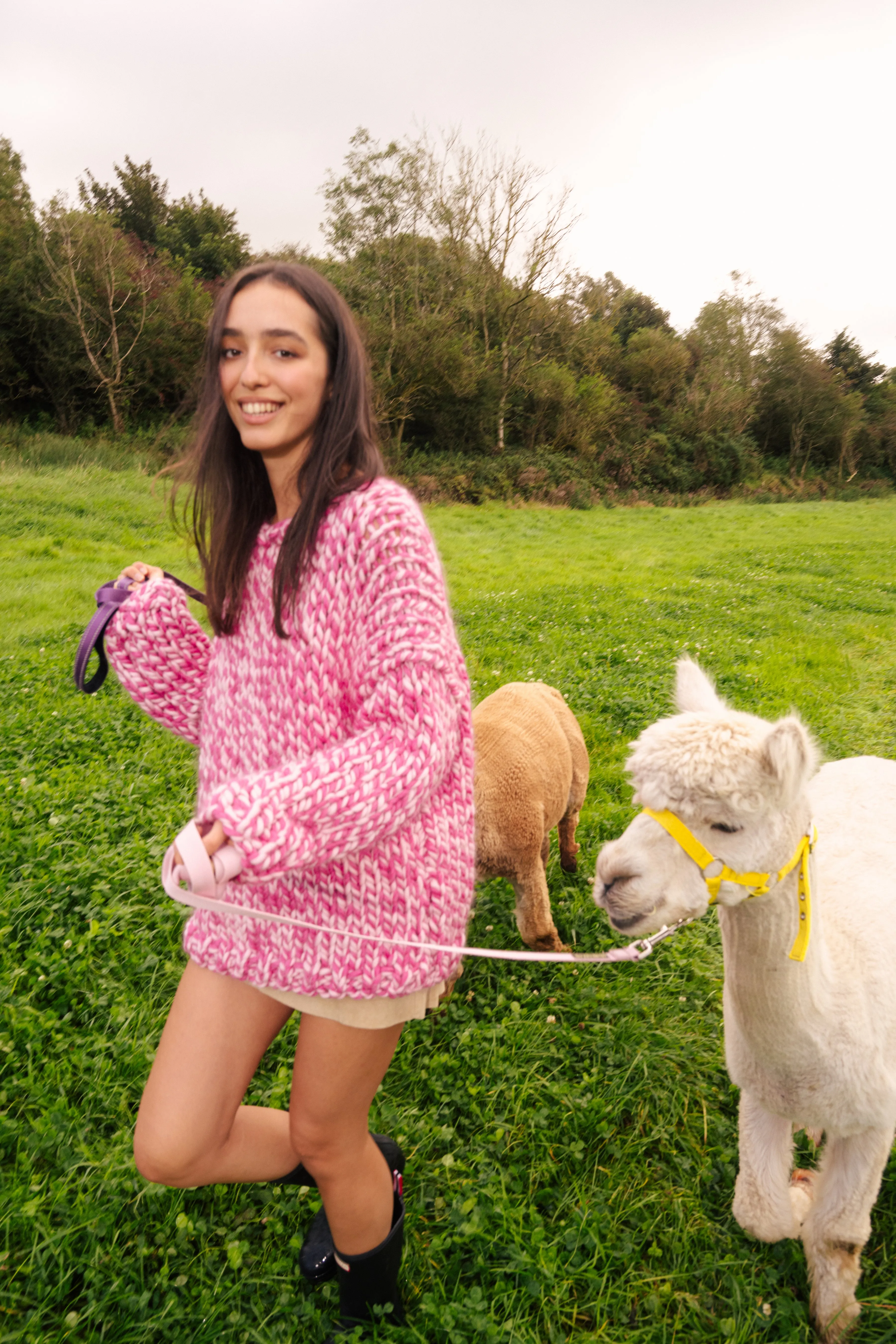 One-of-a-kind Irish Alpaca Chunky Knit Sweater - Mourne sold by Hope Macaulay product image thumbnail 5