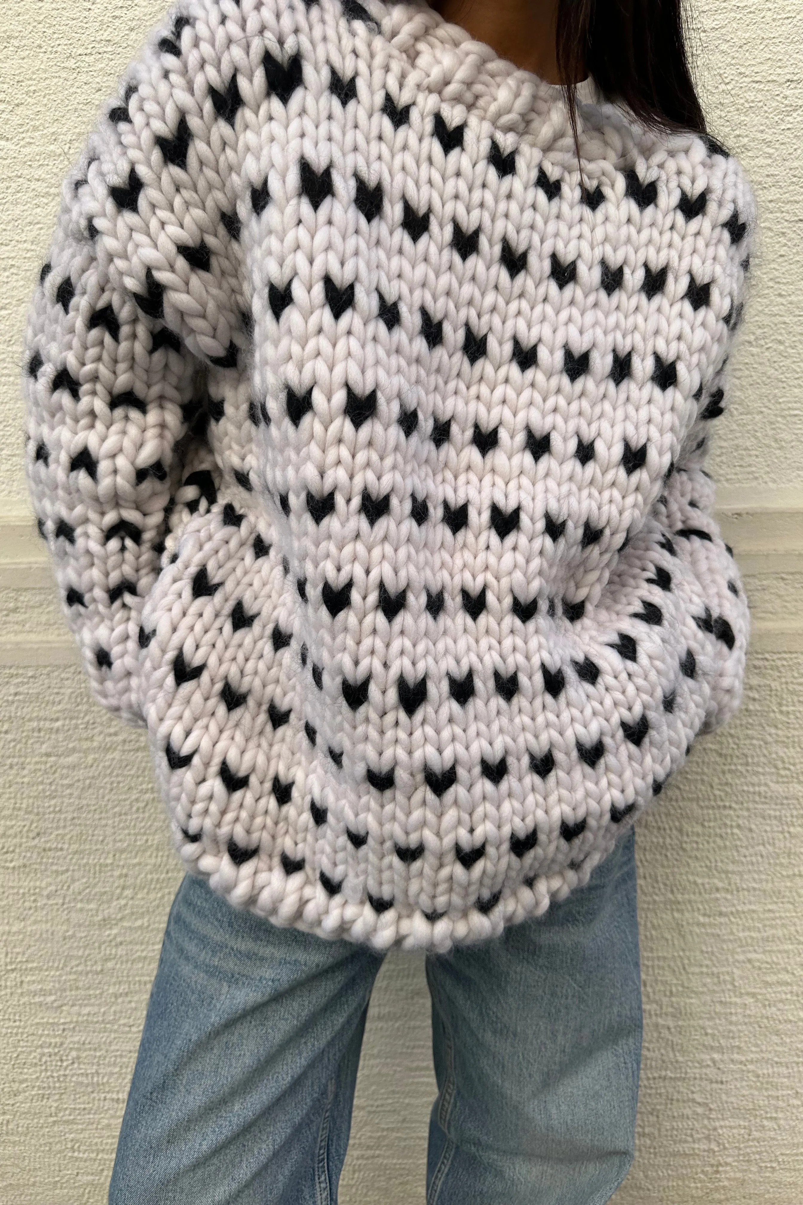 Gigi Polka Dot Chunky Knit Sweater sold by Hope Macaulay product image thumbnail 5