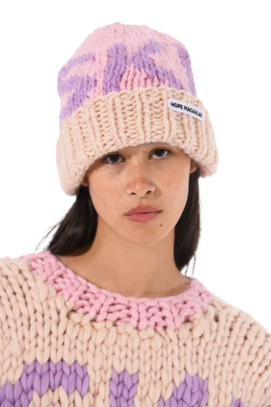 Ski Chunky Knit Beanie Hat sold by Hope Macaulay