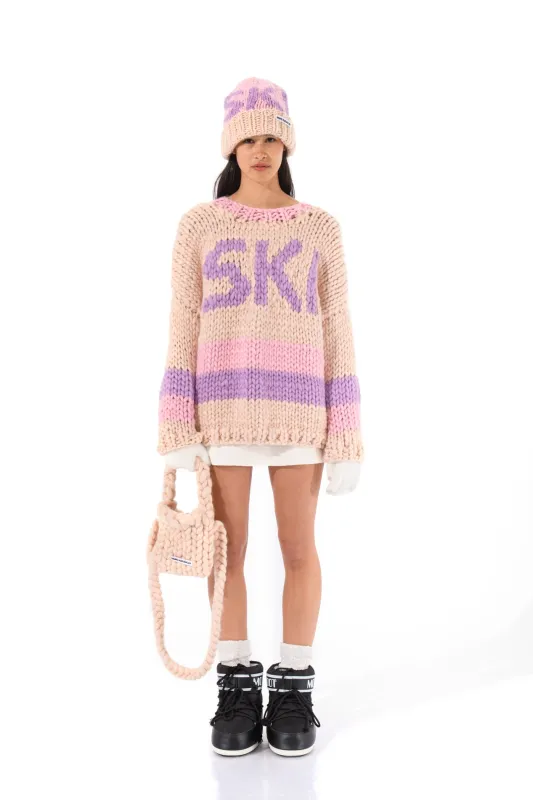 Pastel Ski Chunky Knit Sweater sold by Hope Macaulay