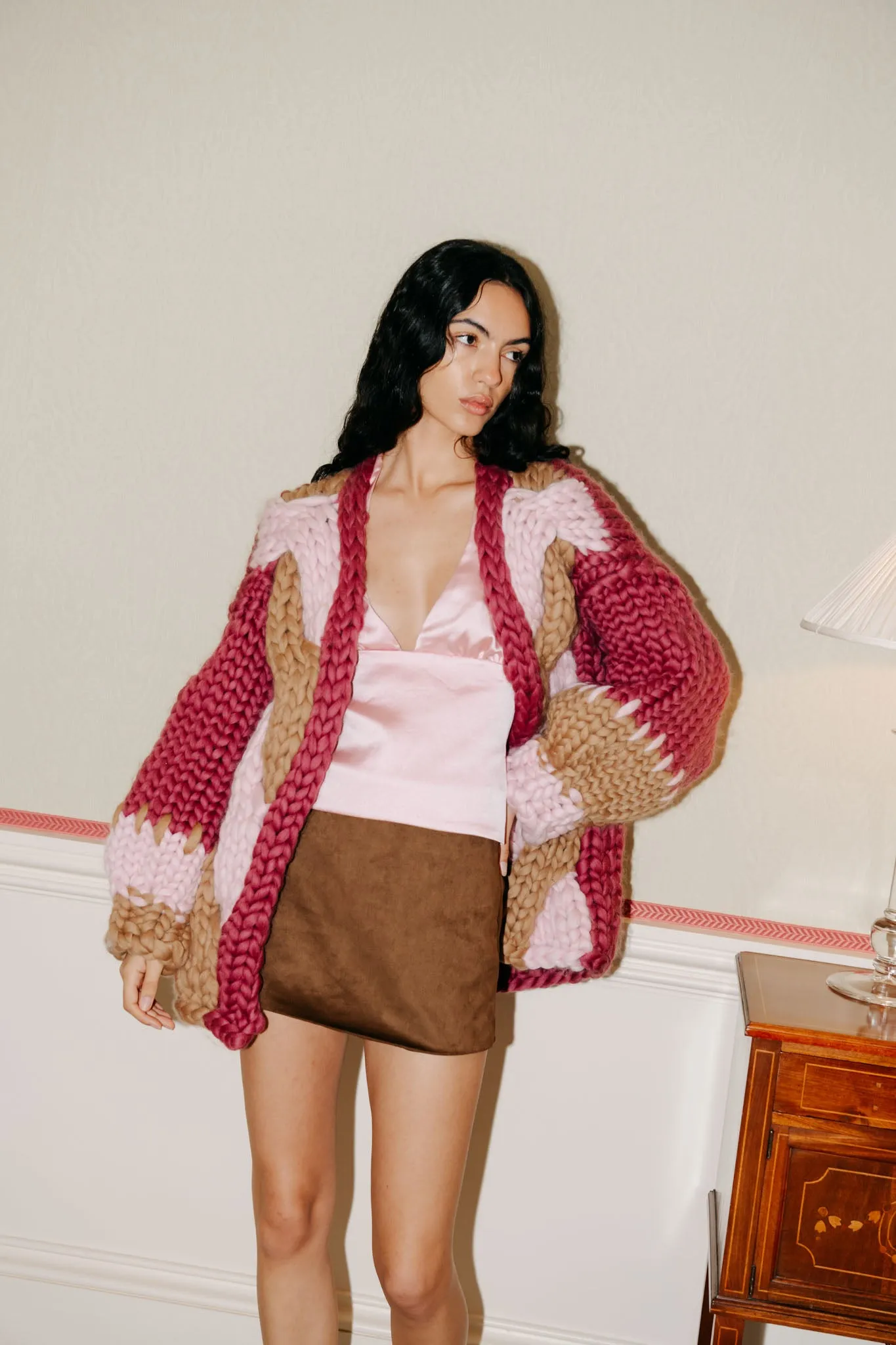 Darling Cable Chunky Knit Cardigan sold by Hope Macaulay