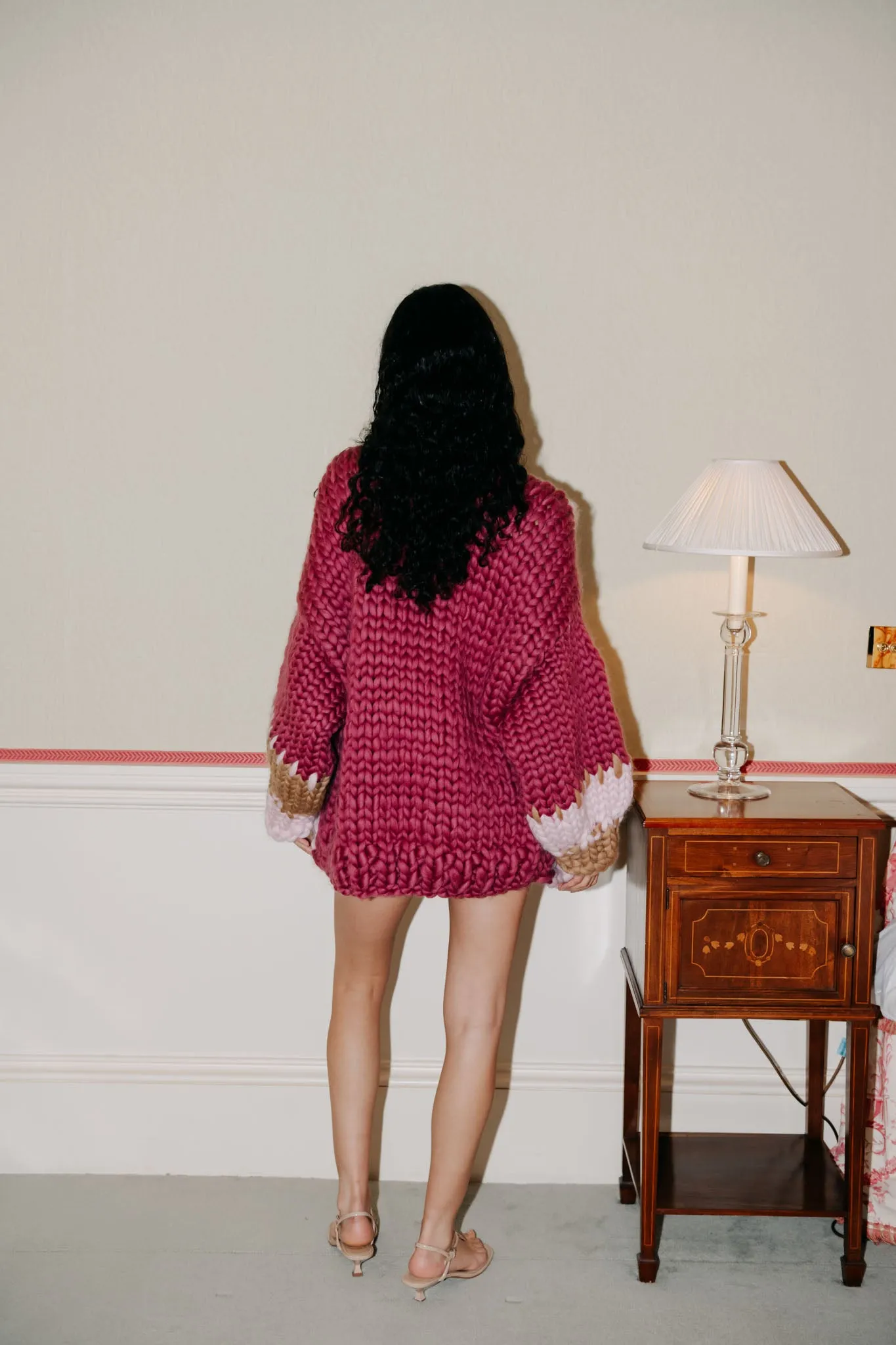 Darling Cable Chunky Knit Cardigan sold by Hope Macaulay product image thumbnail 4