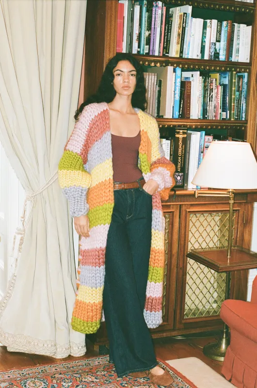 Maison Maxi Chunky Knit Cardigan sold by Hope Macaulay
