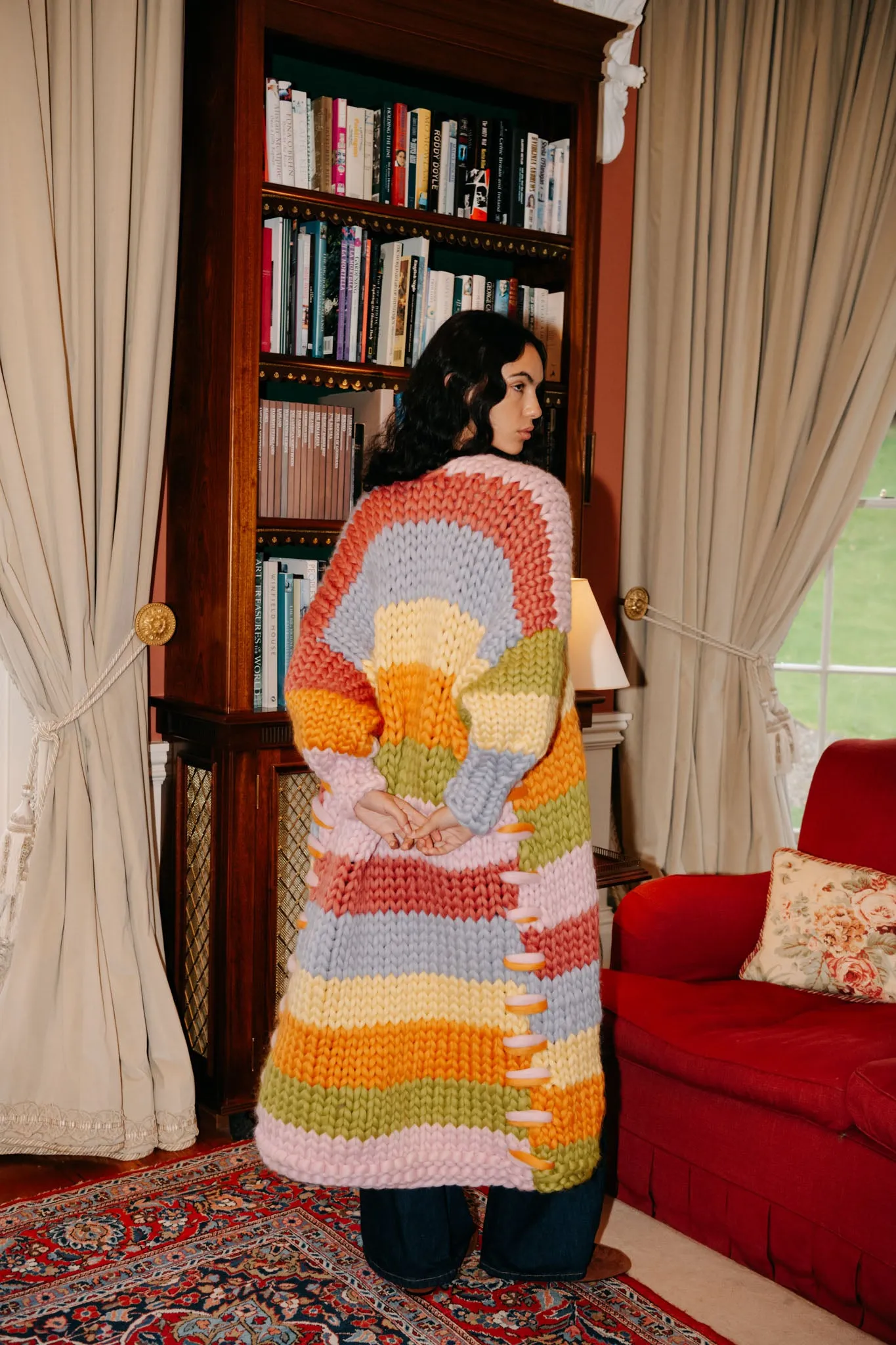 Maison Maxi Chunky Knit Cardigan sold by Hope Macaulay product image thumbnail 2
