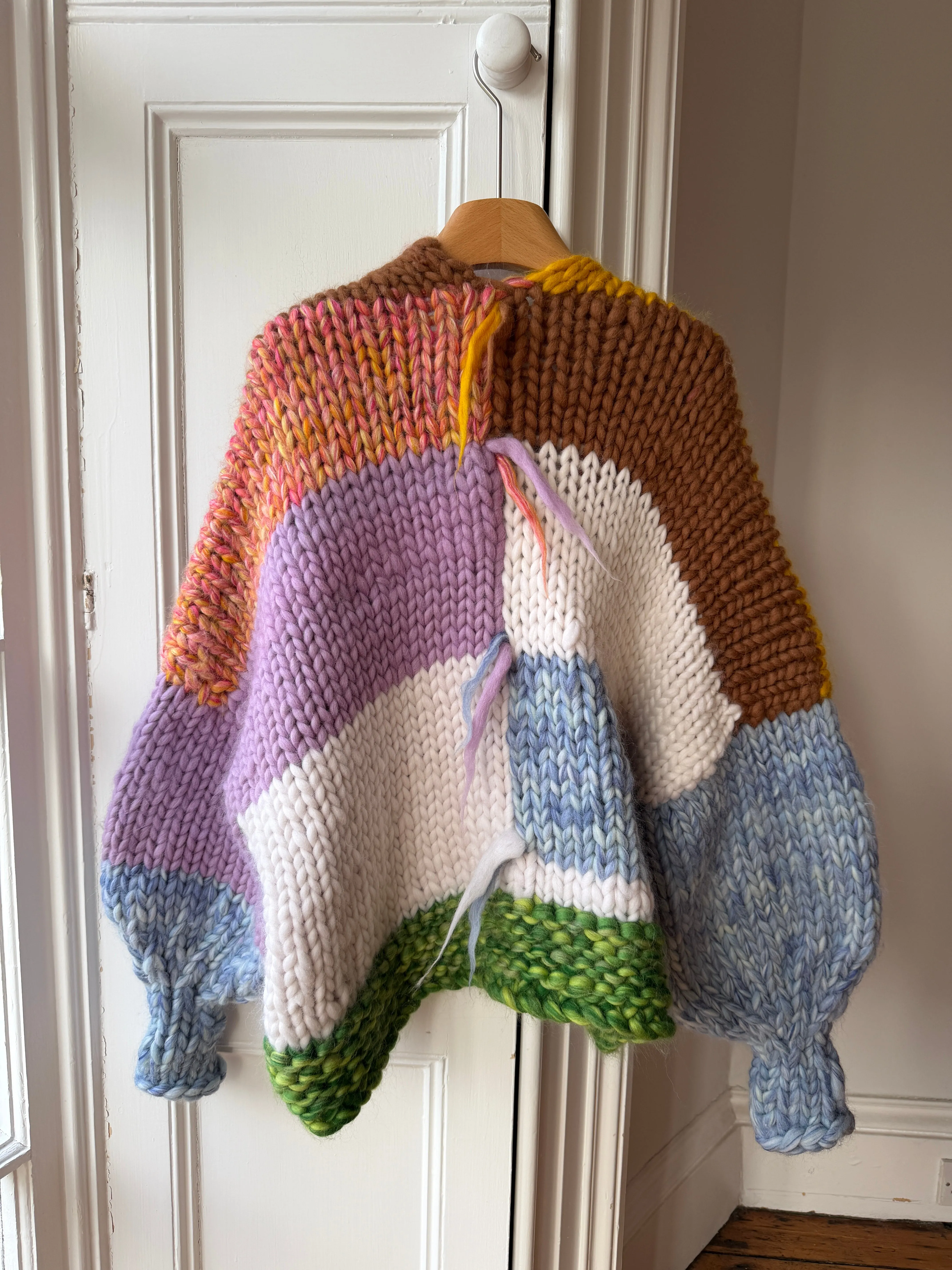 1of1 Scrap #15 Chunky Knit Cardigan S/M (Sample) sold by Hope Macaulay product image thumbnail 3