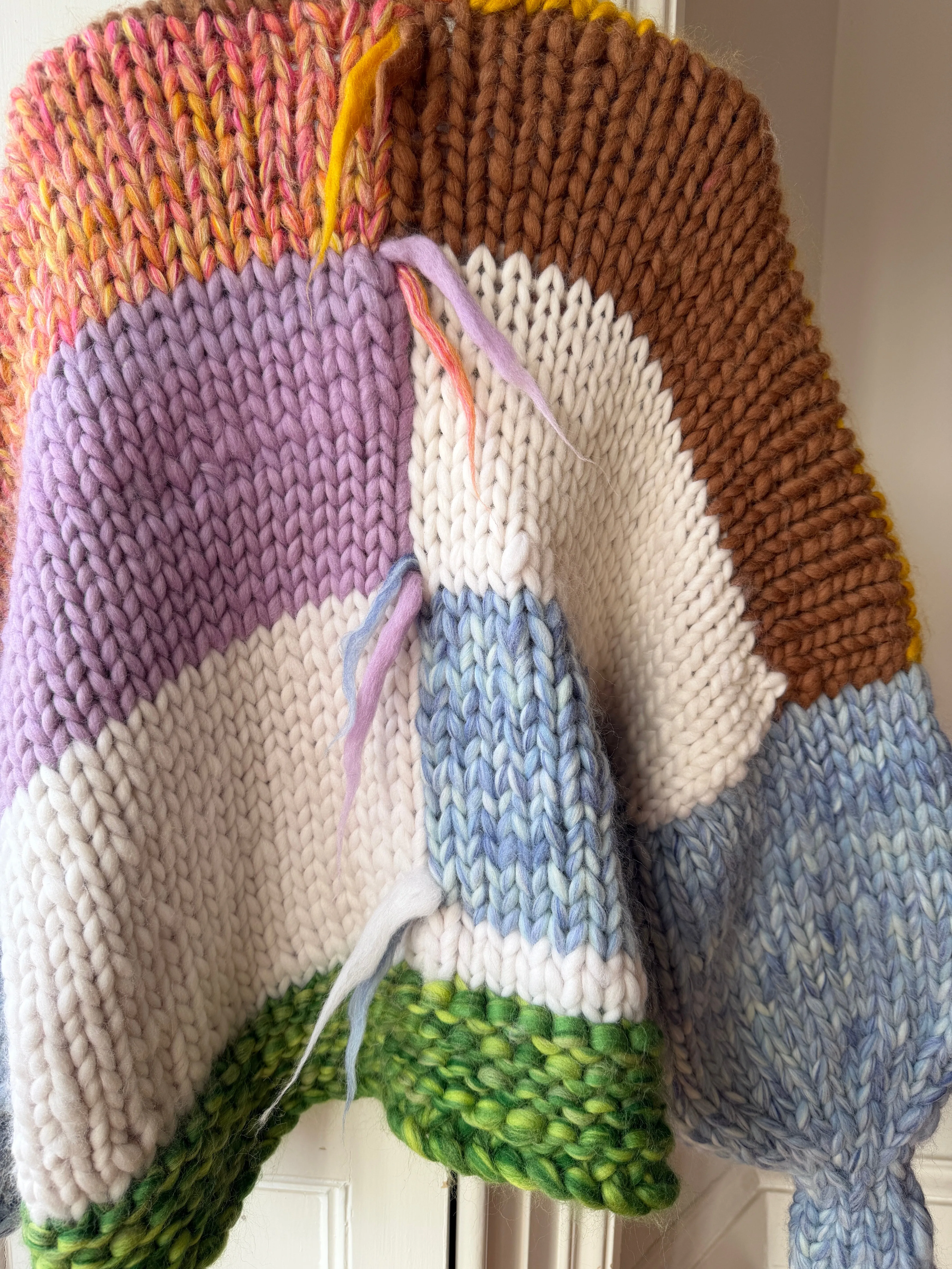 1of1 Scrap #15 Chunky Knit Cardigan S/M (Sample) sold by Hope Macaulay product image thumbnail 4