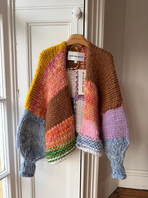 1of1 Scrap #15 Chunky Knit Cardigan S/M (Sample) sold by Hope Macaulay