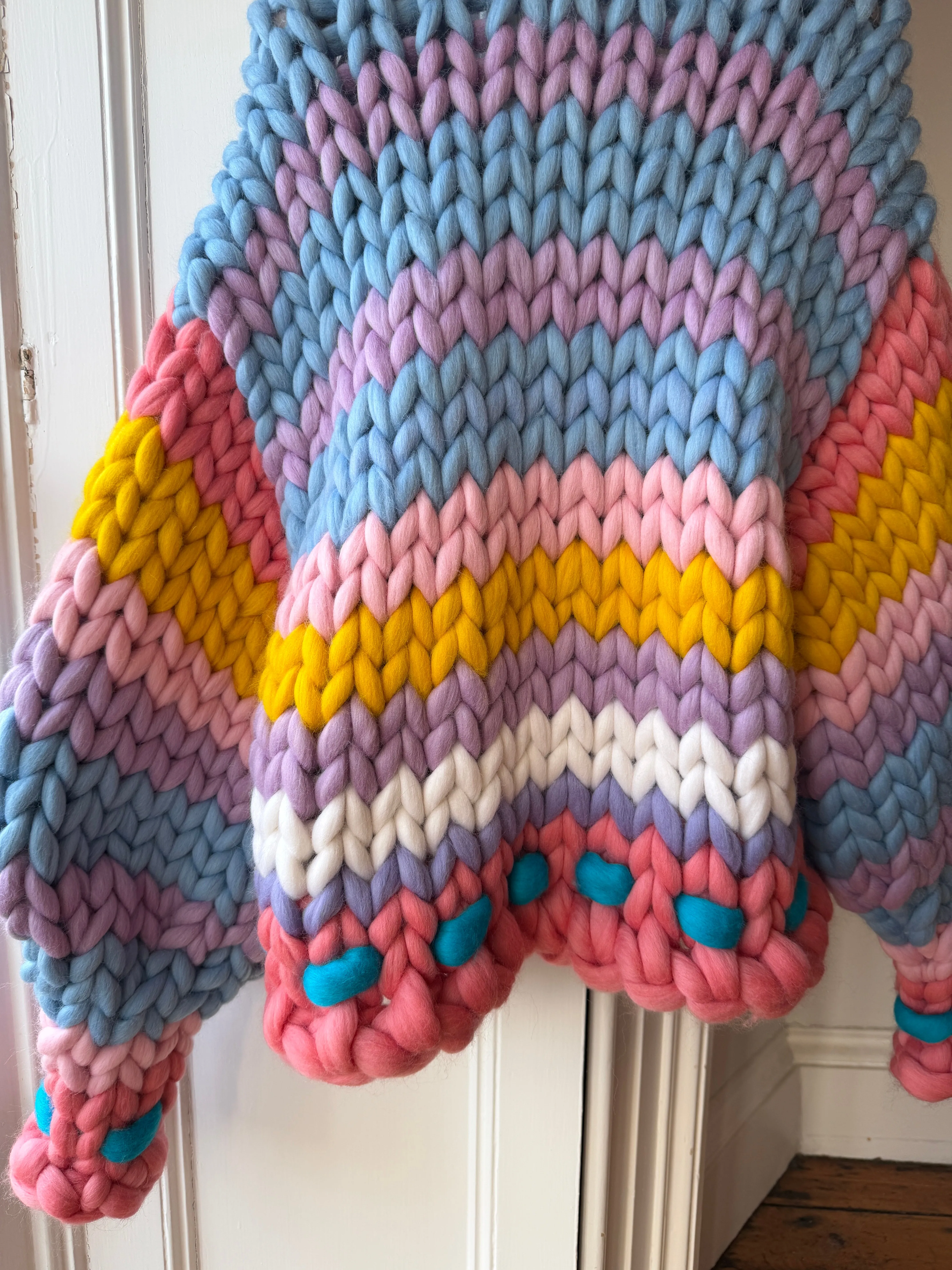 1of1 Scrap #8 Colossal Knit Cardigan M/L (Sample) sold by Hope Macaulay product image thumbnail 4