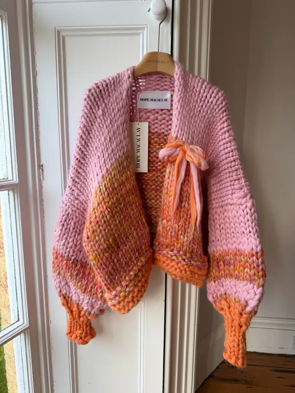 1of1 Scrap #3 Chunky Knit Cardigan M/L (Sample) sold by Hope Macaulay