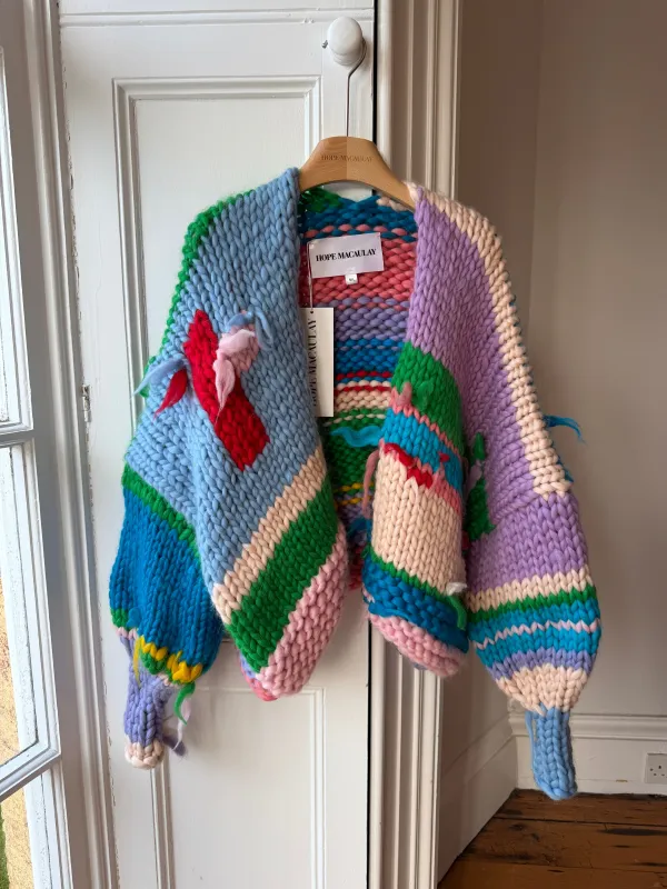 1of1 Scrap #1 Chunky Knit Cardigan S/M (Sample) sold by Hope Macaulay