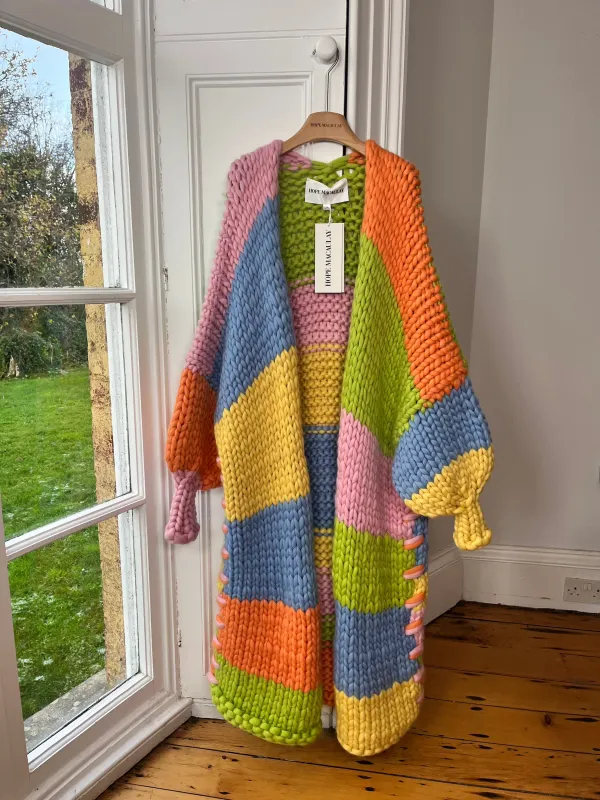 Groovy Chunky Knit Cardigan L/XL (Sample) sold by Hope Macaulay