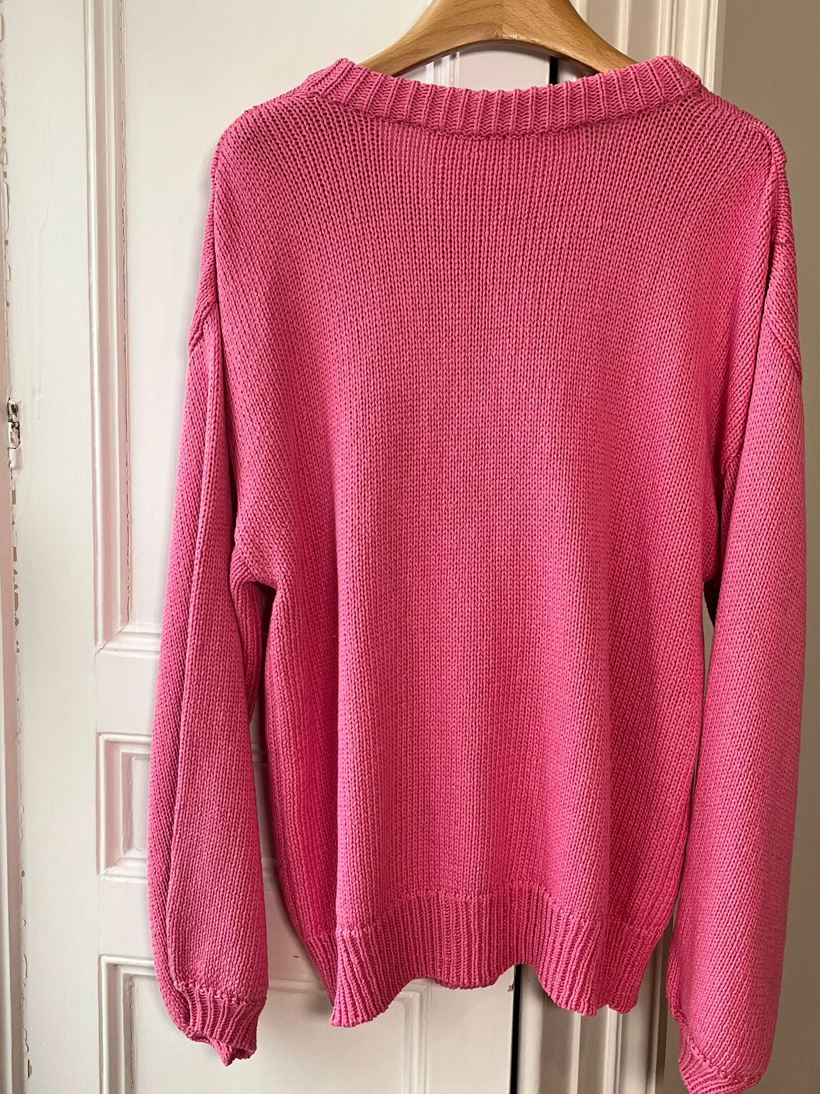 1of4 Pink Bow Cotton Sweater (Sample) sold by Hope Macaulay product image thumbnail 4