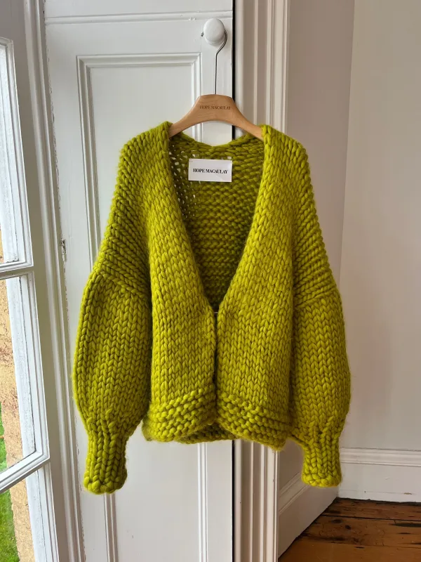 Gooseberry Chunky Knit Cardigan M/L (Sample) sold by Hope Macaulay