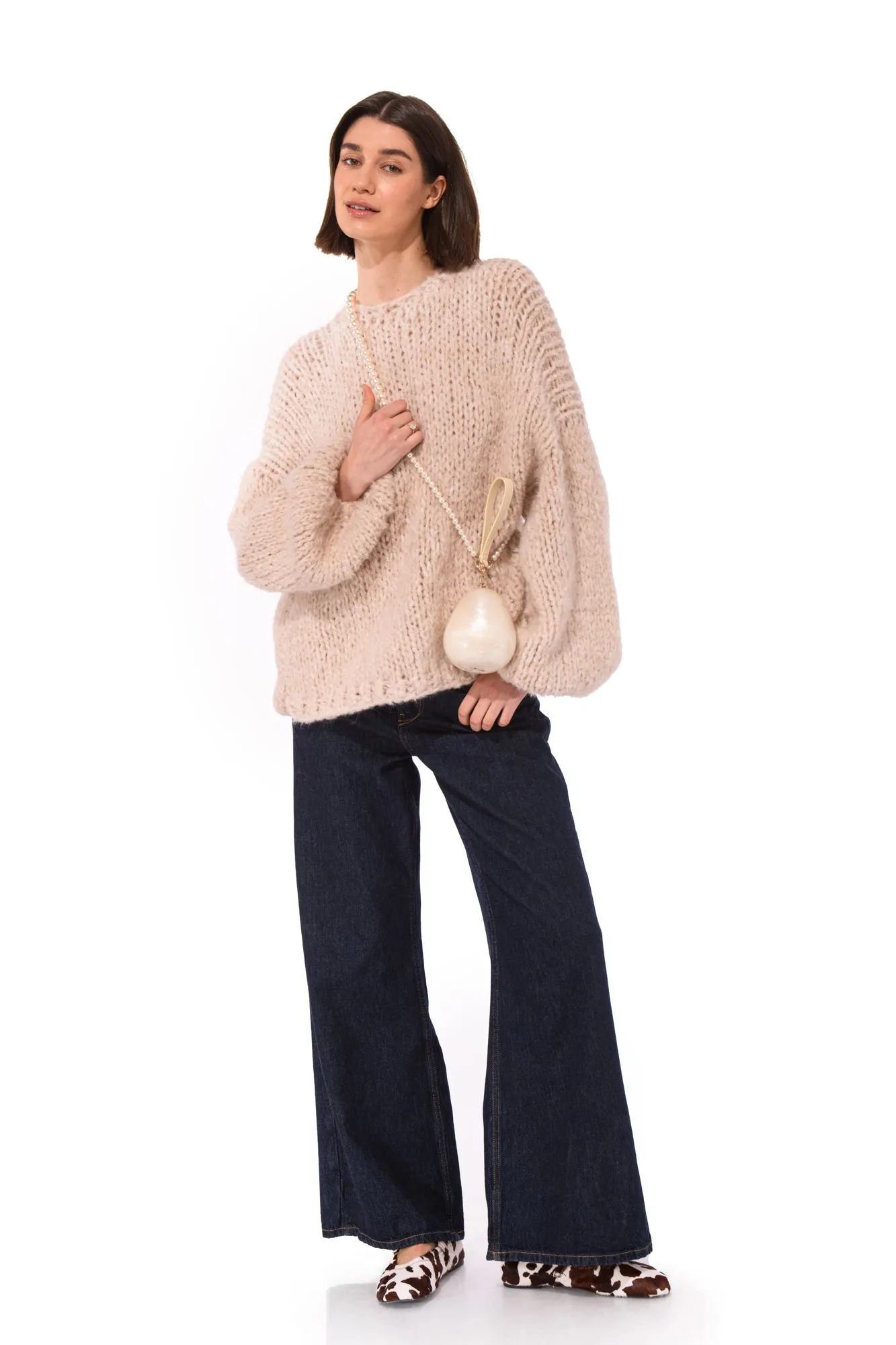 Marie Fluffy Knit Sweater sold by Hope Macaulay product image thumbnail 2