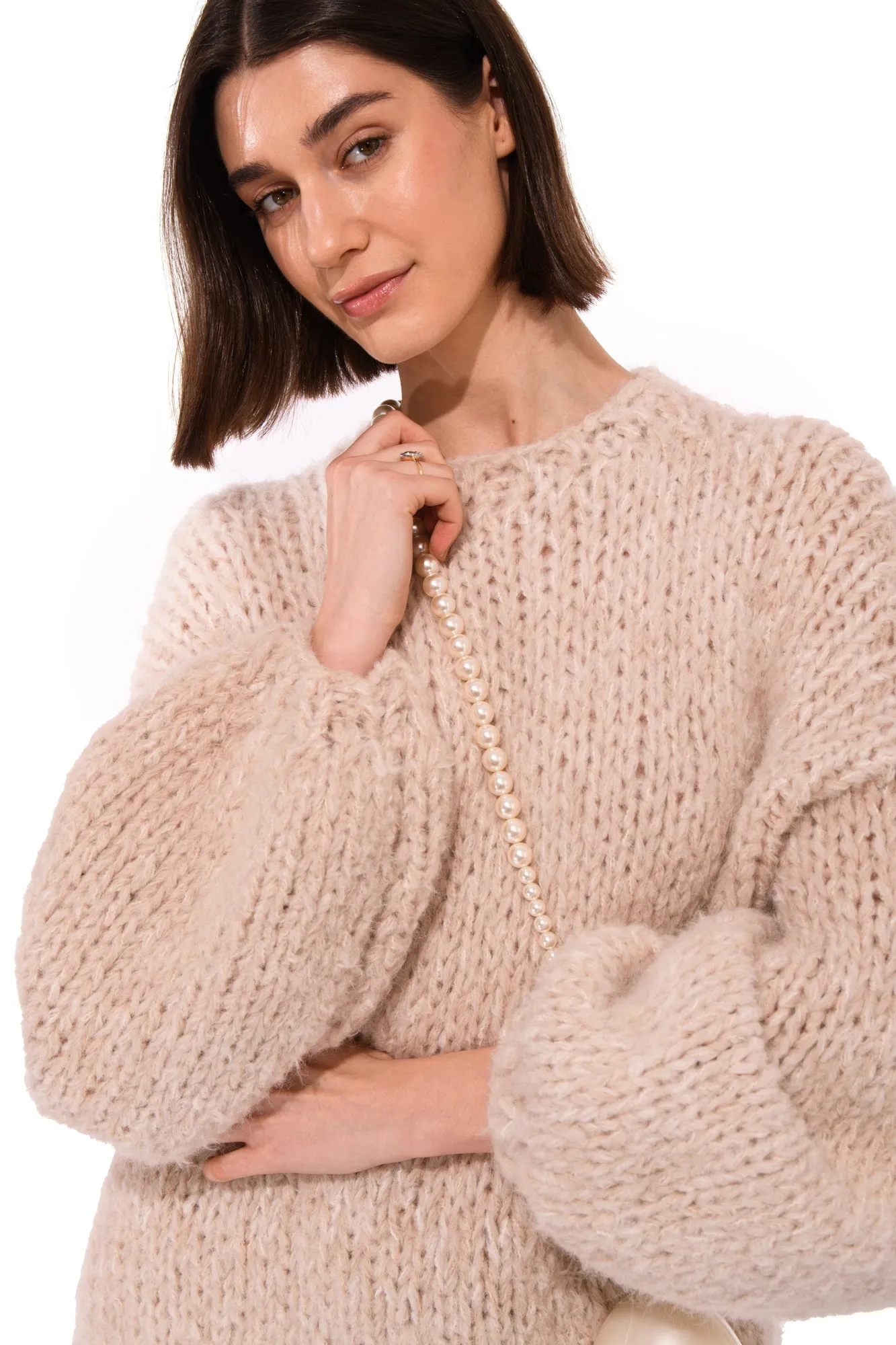 Marie Fluffy Knit Sweater sold by Hope Macaulay product image thumbnail 3