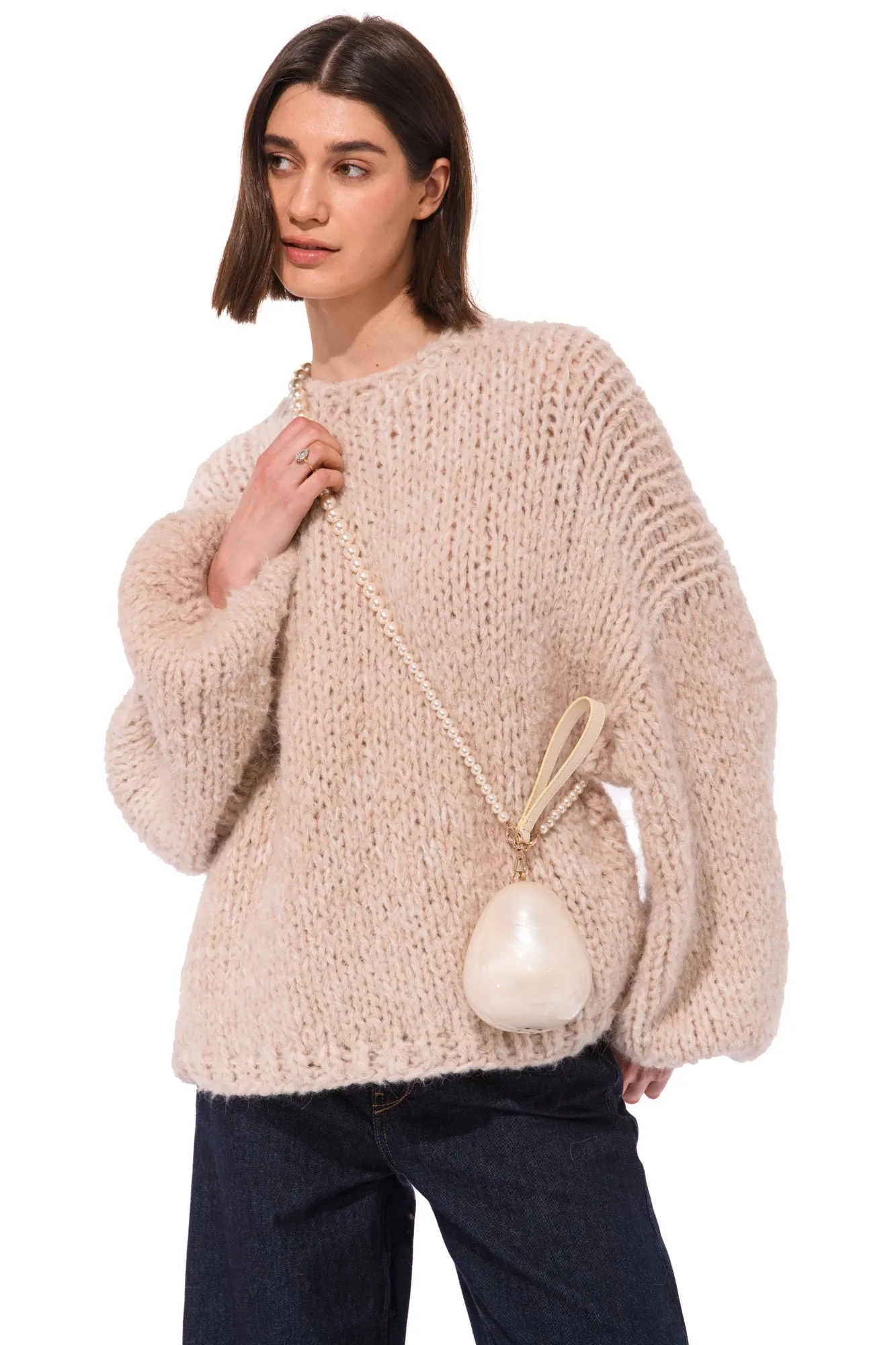 Marie Fluffy Knit Sweater sold by Hope Macaulay product image thumbnail 5