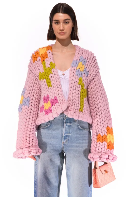 Wildflower Colossal Knit Cardigan made by Hope Macaulay
