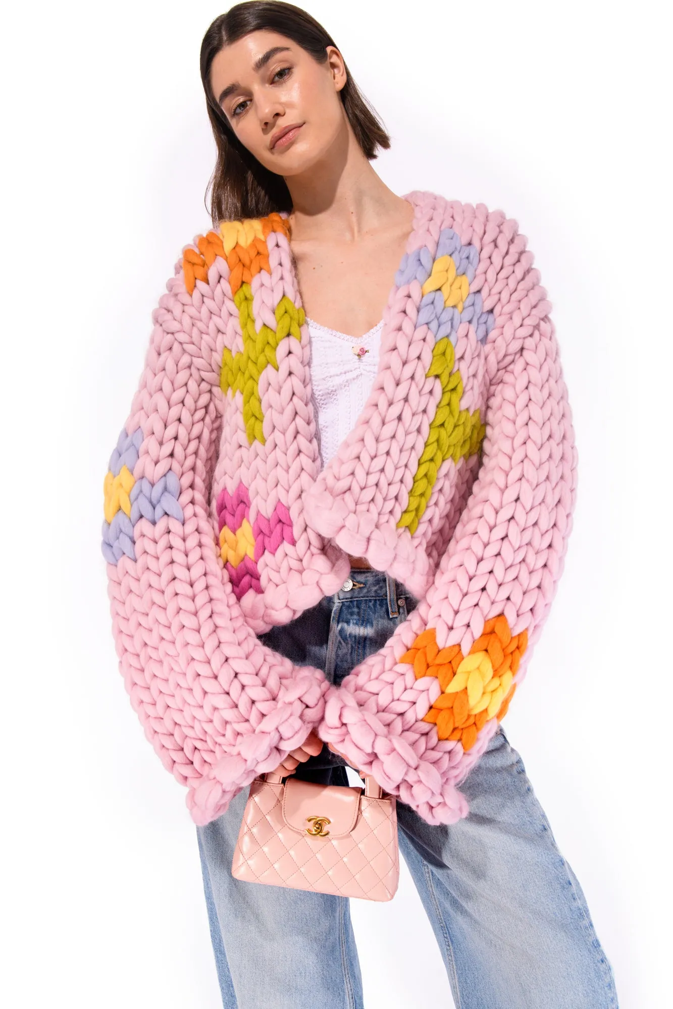 Wildflower Colossal Knit Cardigan sold by Hope Macaulay product image thumbnail 3