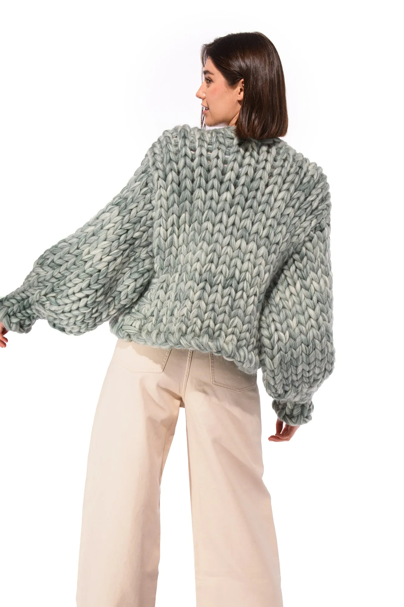 Irish Clover Colossal Knit Cardigan sold by Hope Macaulay product image thumbnail 3