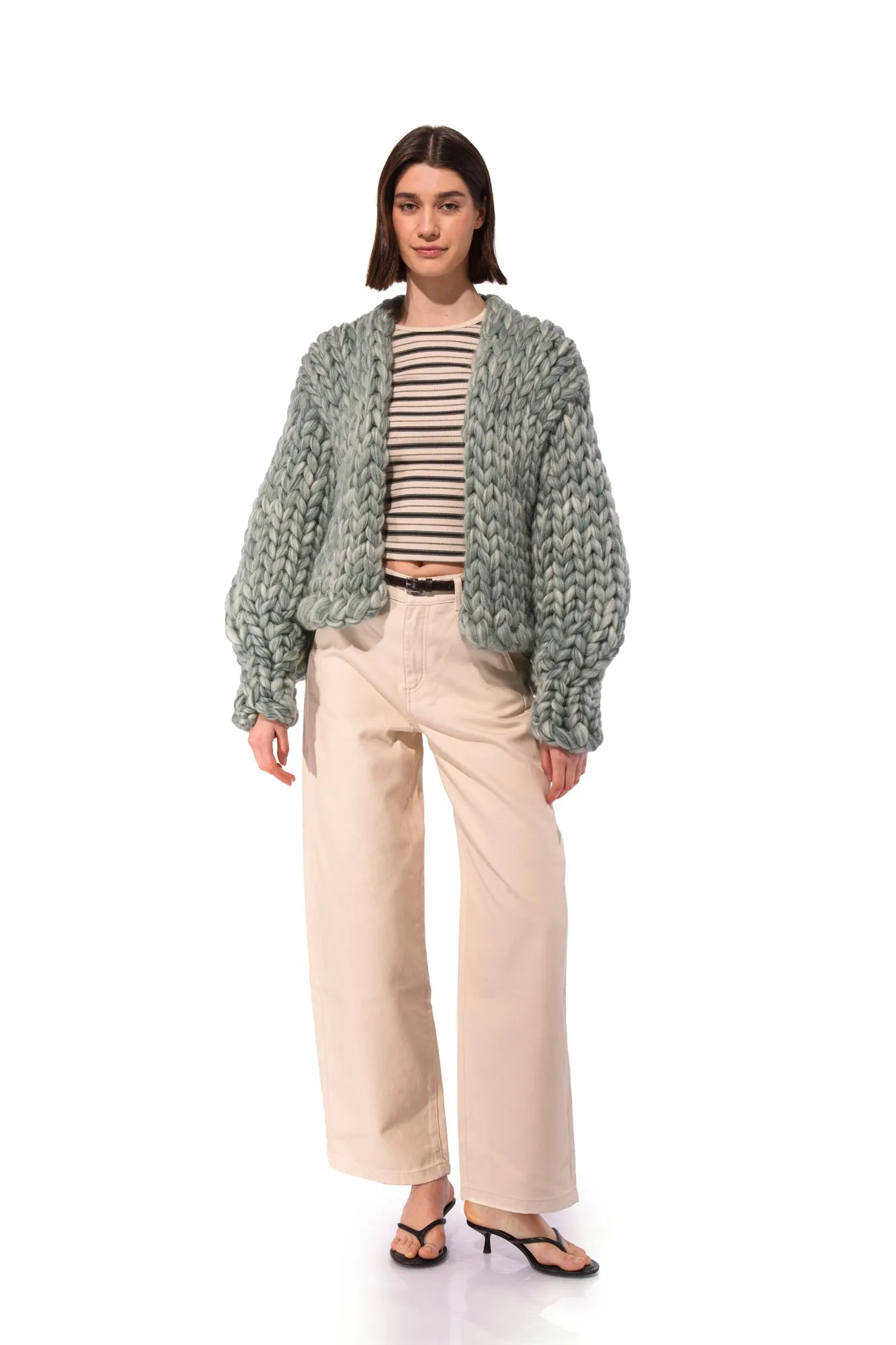 Irish Clover Colossal Knit Cardigan sold by Hope Macaulay product image thumbnail 2