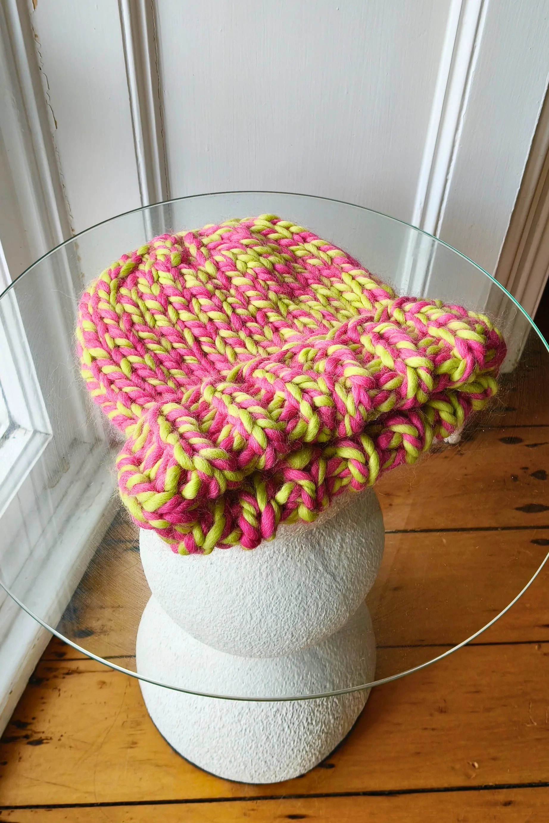 Downhill Irish Alpaca Beanie Hat (Sample) sold by Hope Macaulay product image thumbnail 2