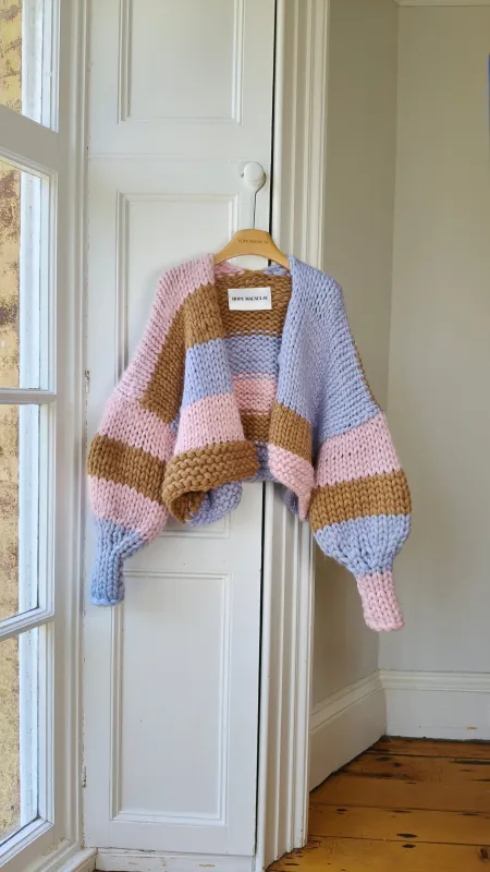 Noa Chunky Knit Cardigan S/M (Sample) made by Hope Macaulay