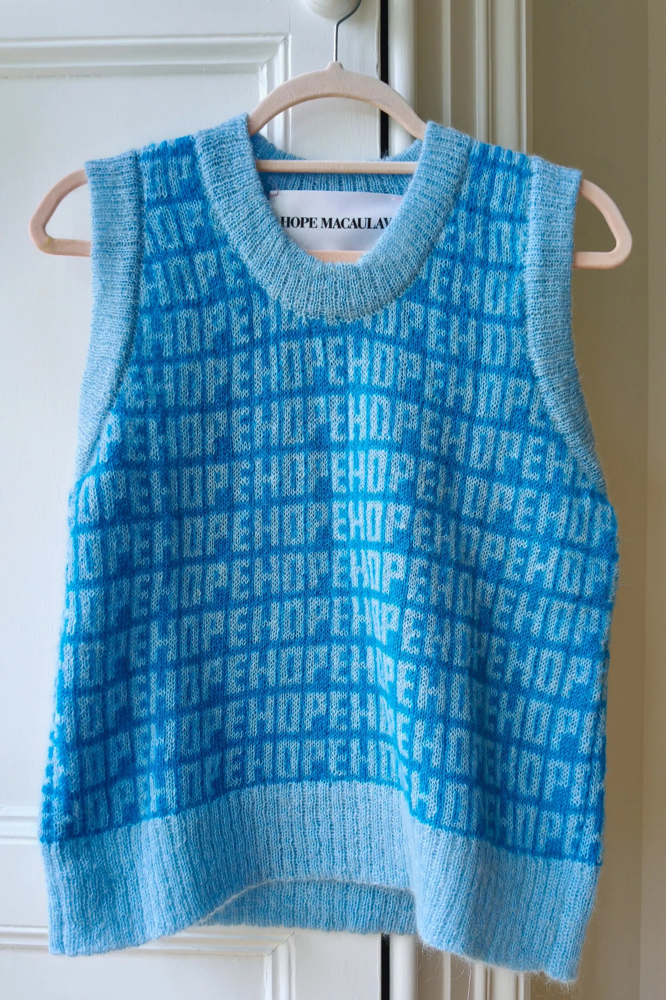Blue Hope Knit Vest S/M (Sample) sold by Hope Macaulay product image thumbnail 2
