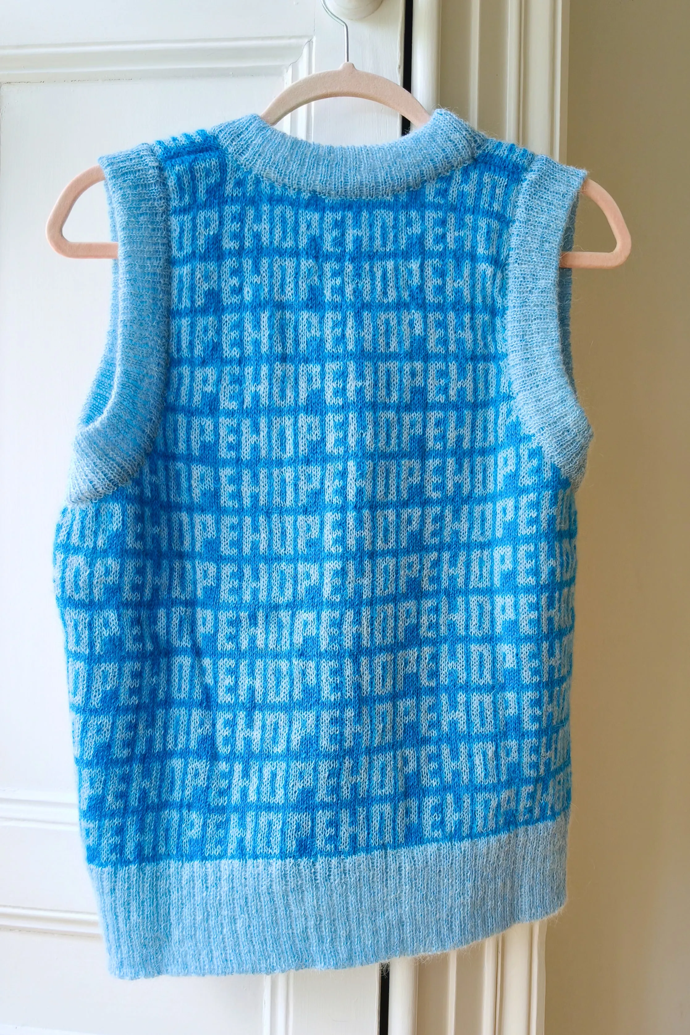 Blue Hope Knit Vest S/M (Sample) sold by Hope Macaulay product image thumbnail 4