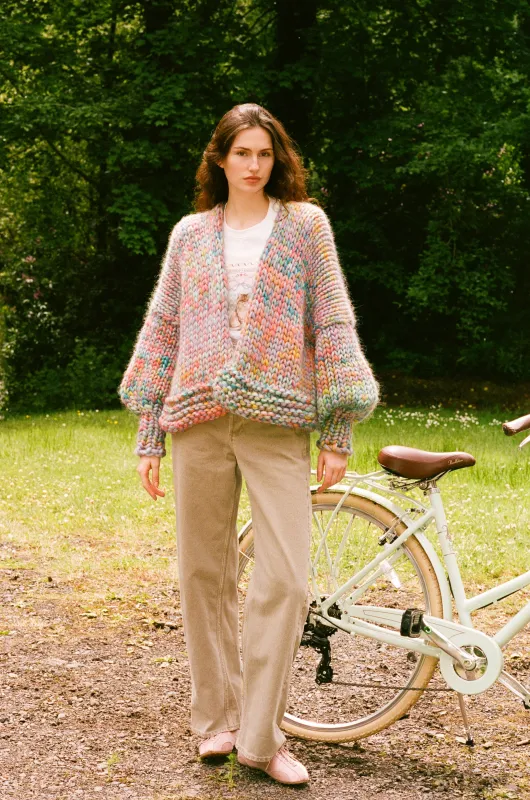 Dreamscape Chunky Knit Cardigan made by Hope Macaulay