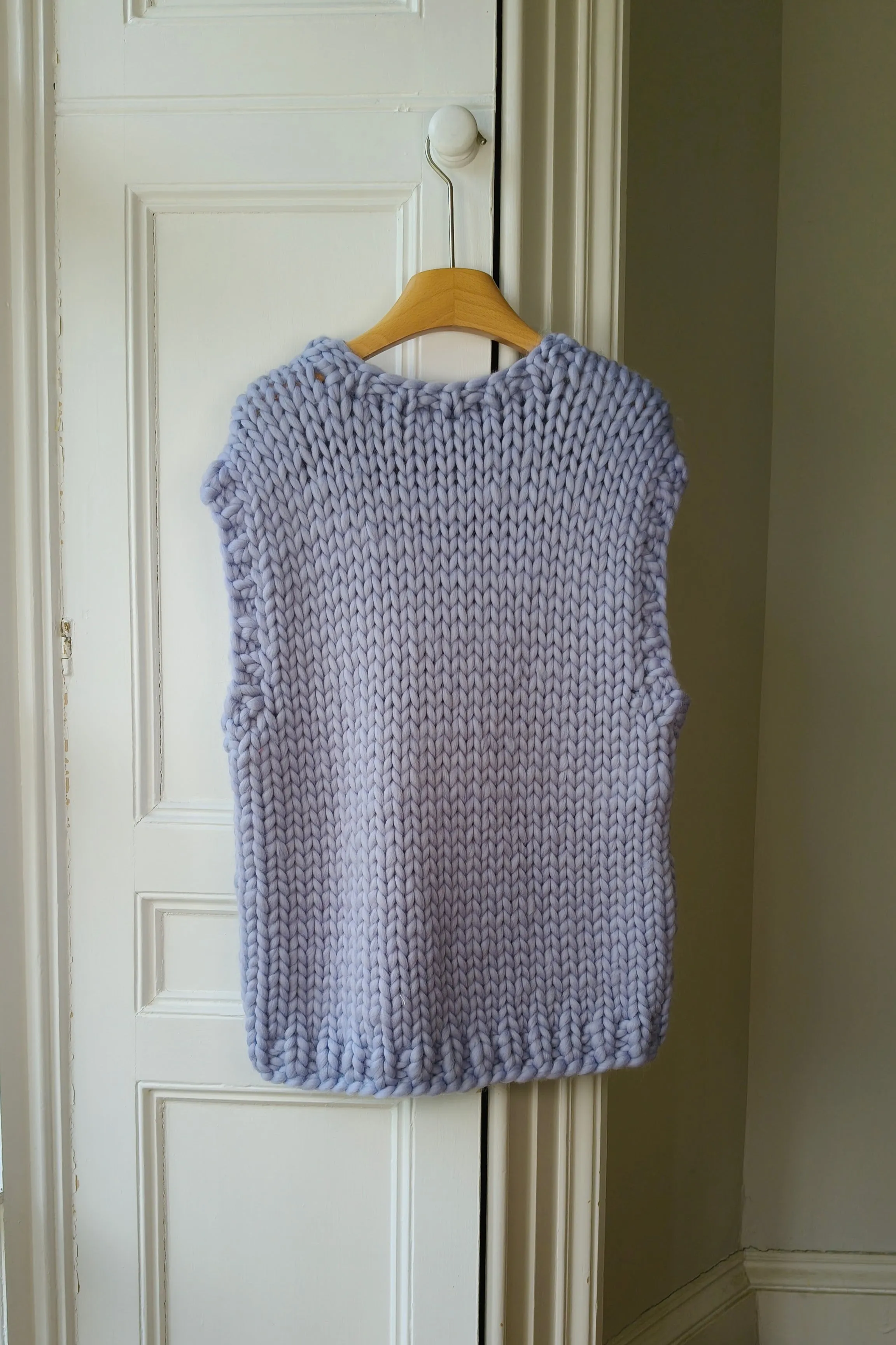 Blue Knit Vest S/M (Sample) sold by Hope Macaulay product image thumbnail 3