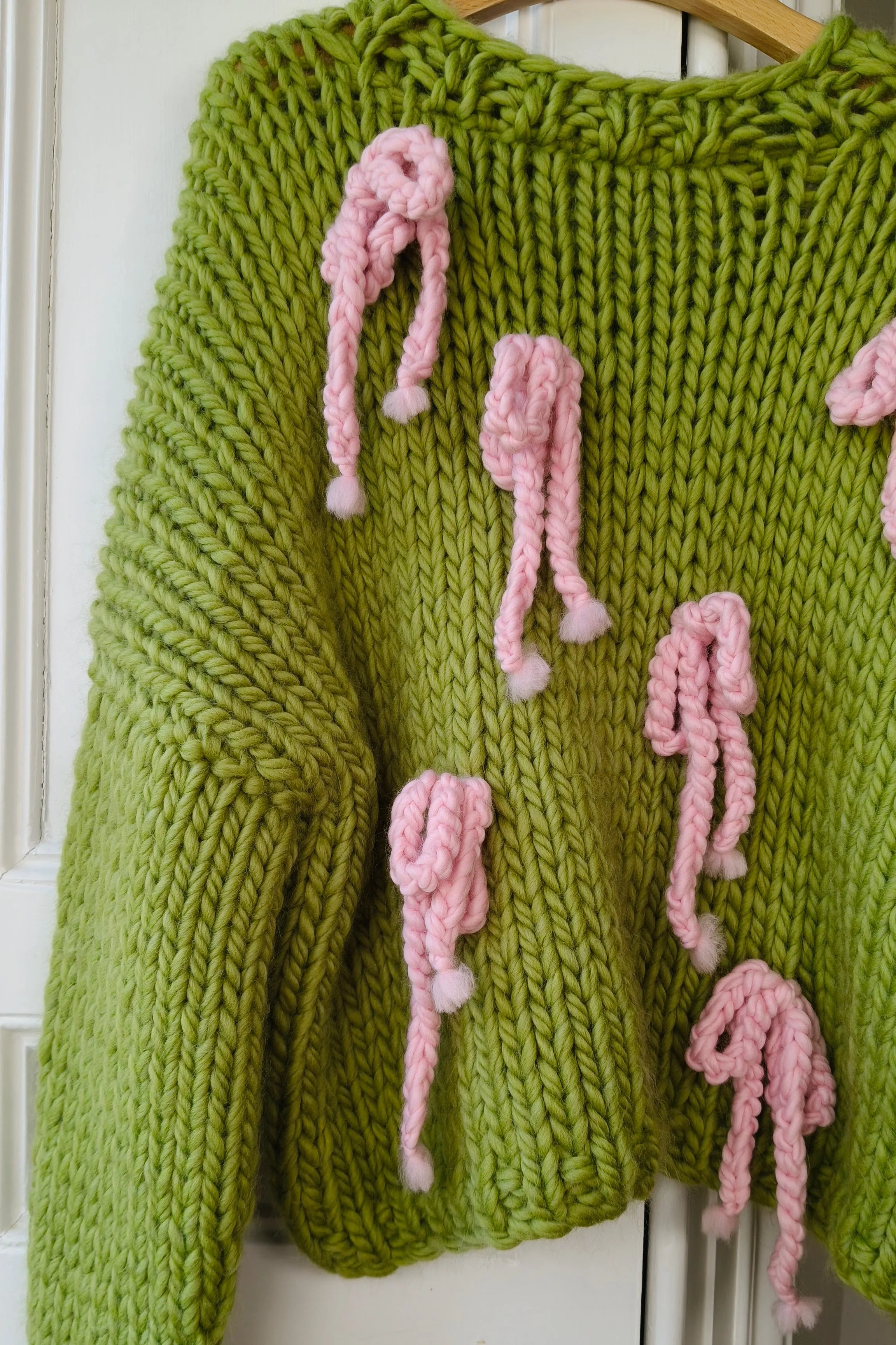 Bow Chunky Knit Sweater S (Sample) sold by Hope Macaulay product image thumbnail 2