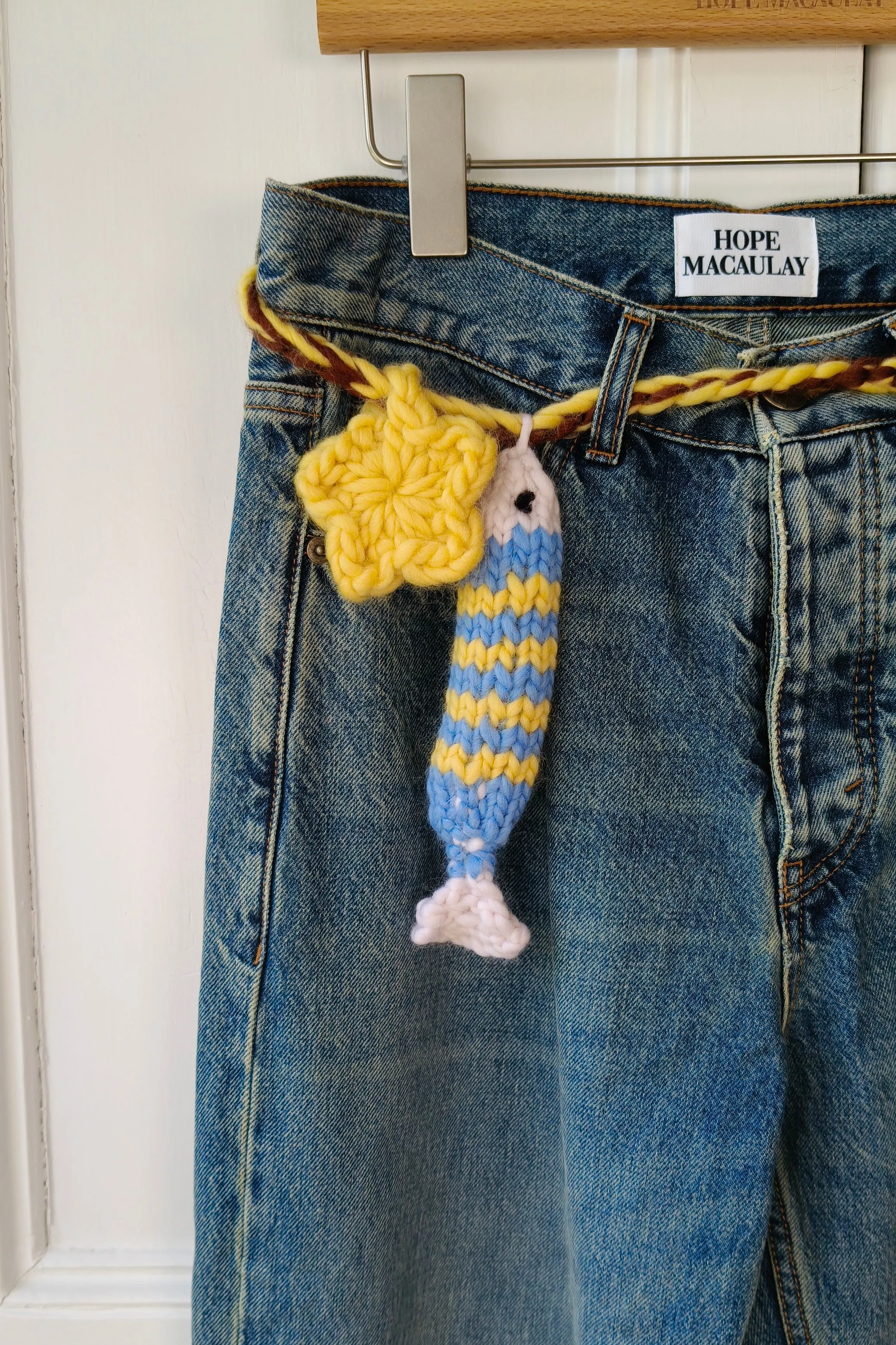 River Charm Belted Jeans (Discontinued Sample) sold by Hope Macaulay product image thumbnail 2