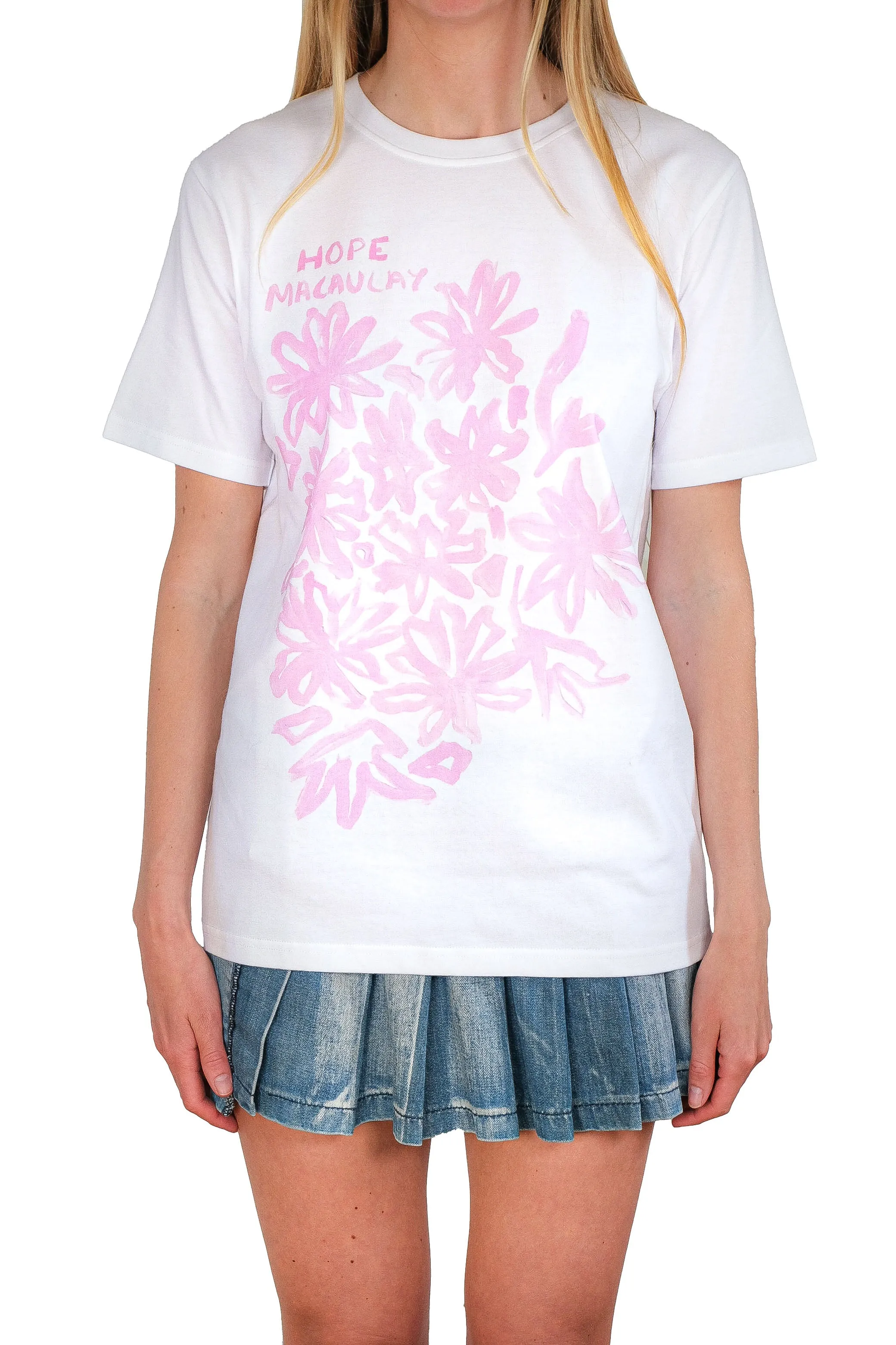 Pink Floral Oversized T-shirt sold by Hope Macaulay product image thumbnail 3