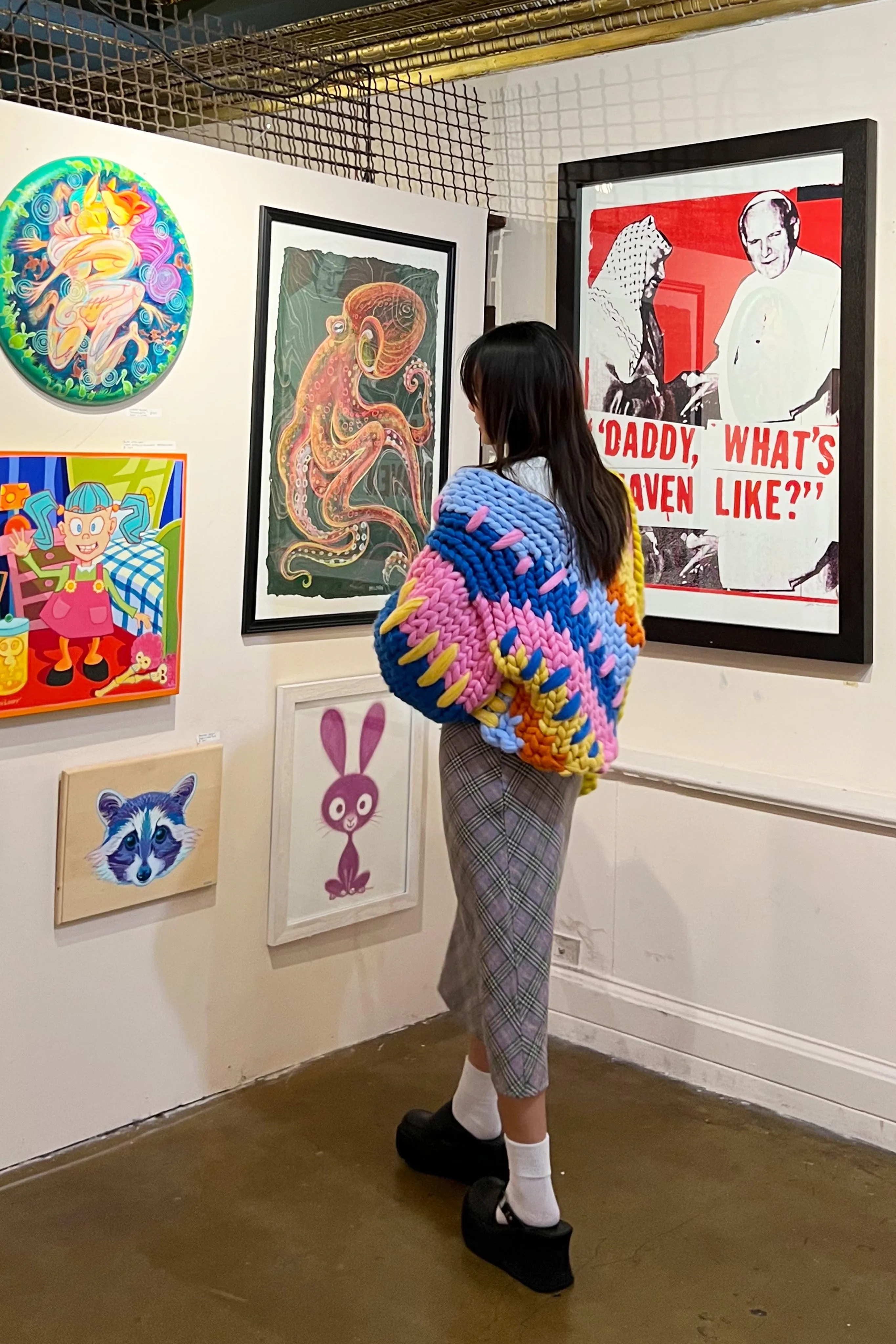 Colourful Colossal Knit Cardigan sold by Hope Macaulay product image thumbnail 5