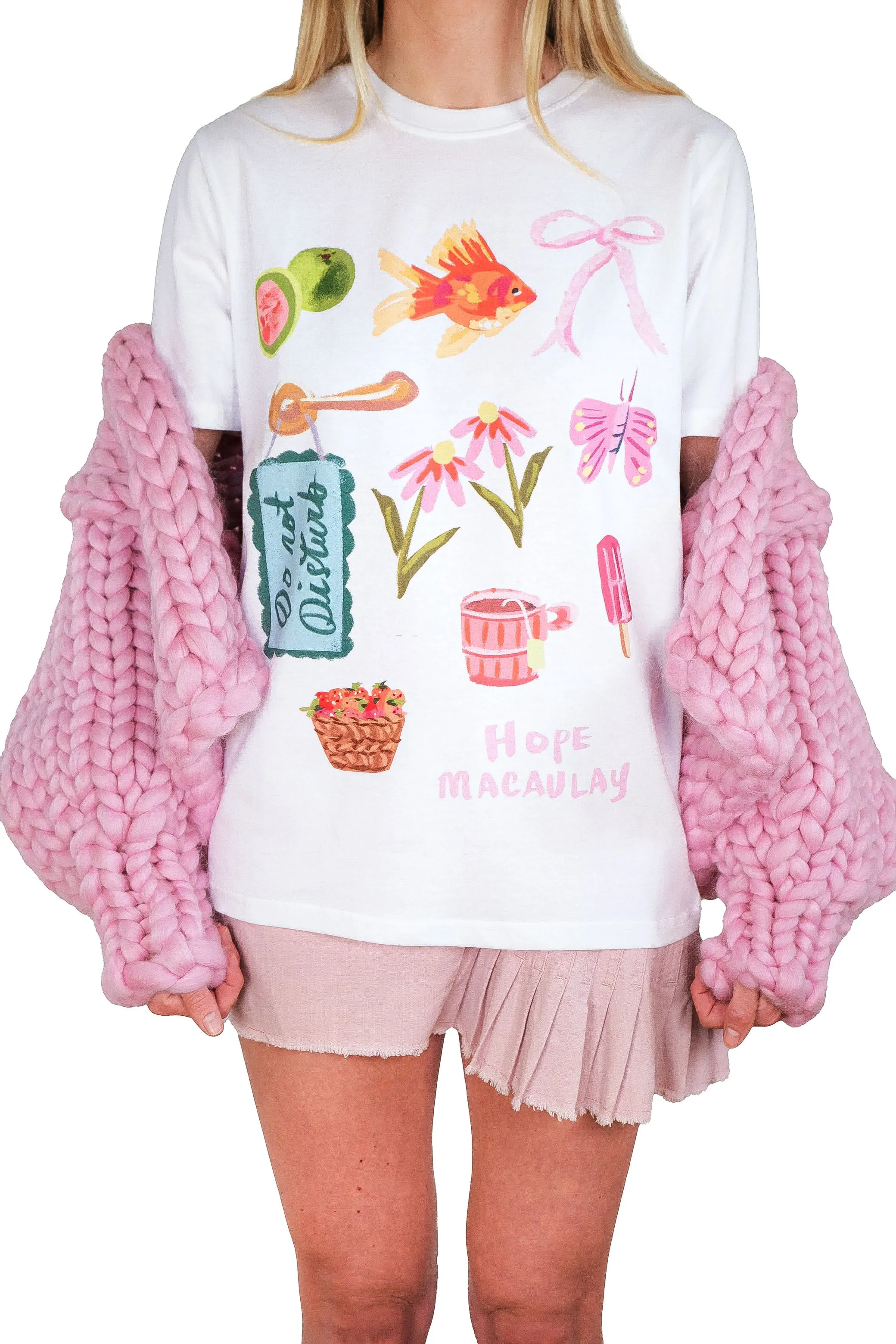 Do Not Disturb Oversized T-shirt sold by Hope Macaulay product image thumbnail 3