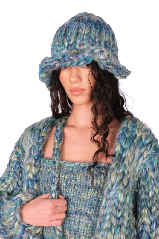 Ceto Colossal Knit Mushroom Hat sold by Hope Macaulay