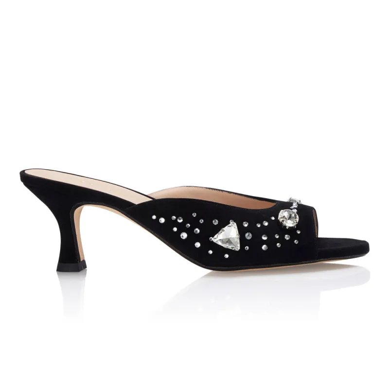 The Moment Peep Toe Kitten Heel - Black sold by Nicki Hoyne