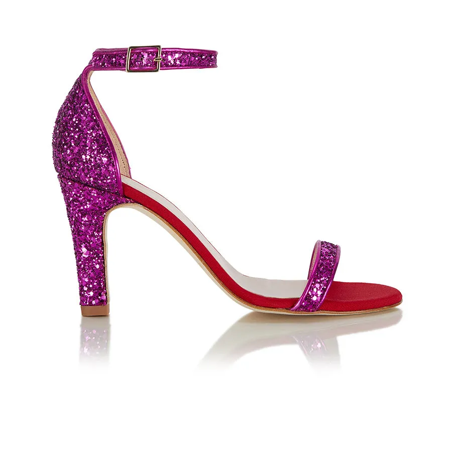 Out Out Sandal - Pink Glitter sold by Nicki Hoyne
